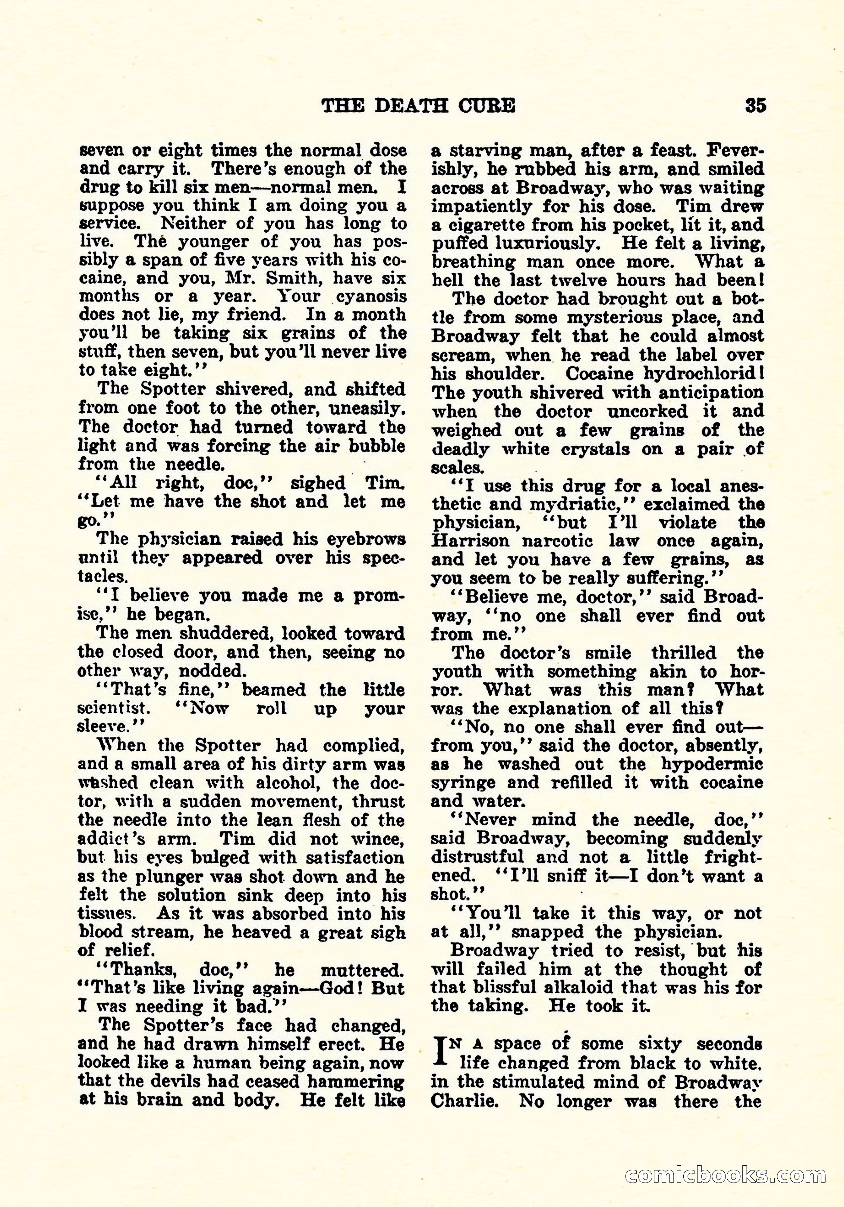 Weird Tales, July 1925 — page 36 of 146