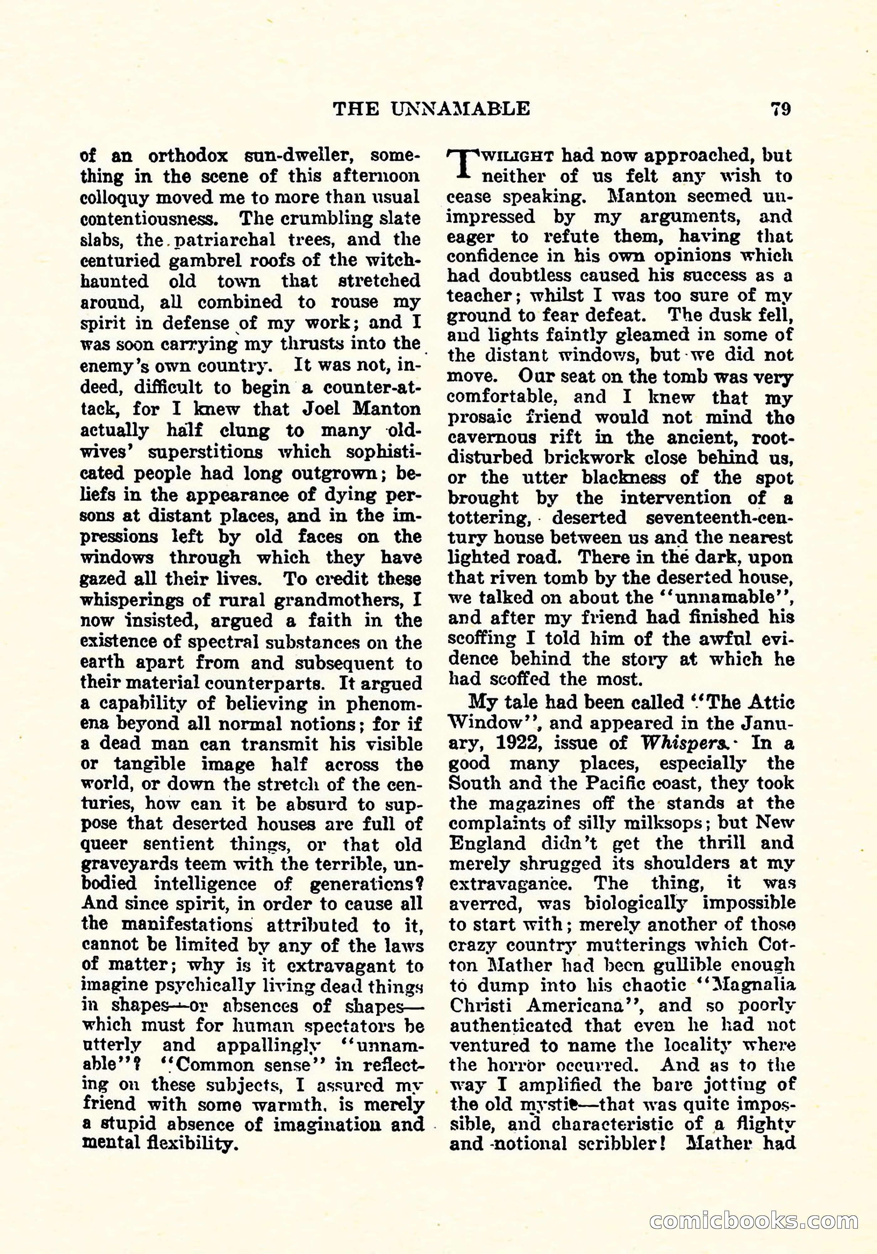 Weird Tales, July 1925 — page 80 of 146