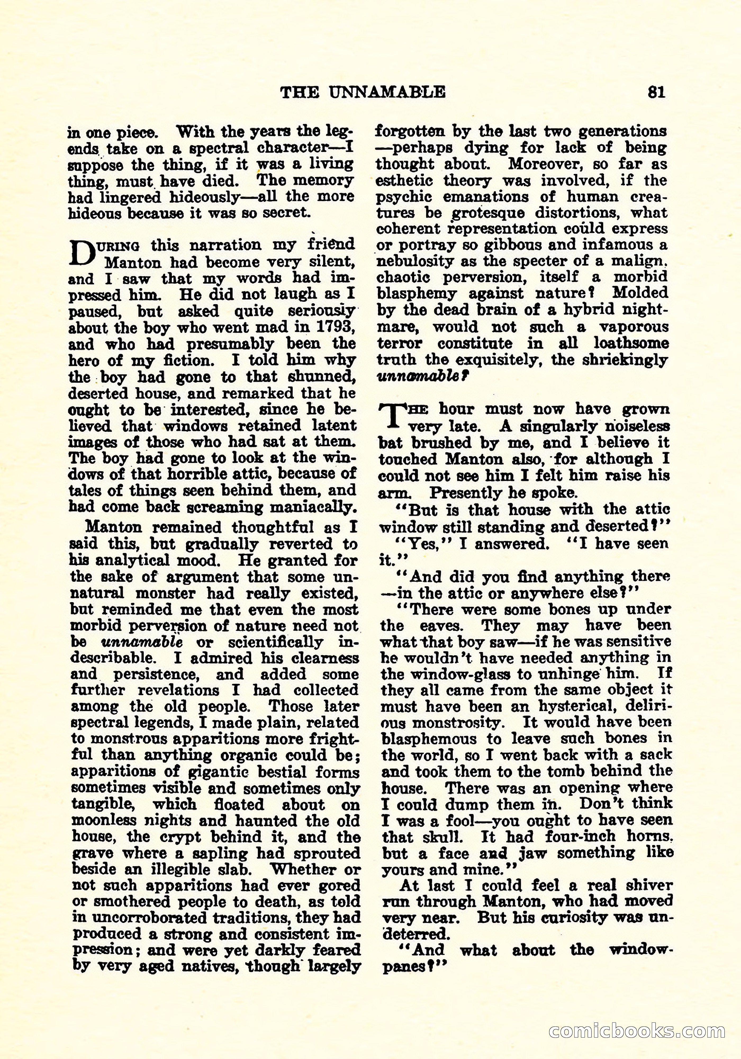 Weird Tales, July 1925 — page 82 of 146