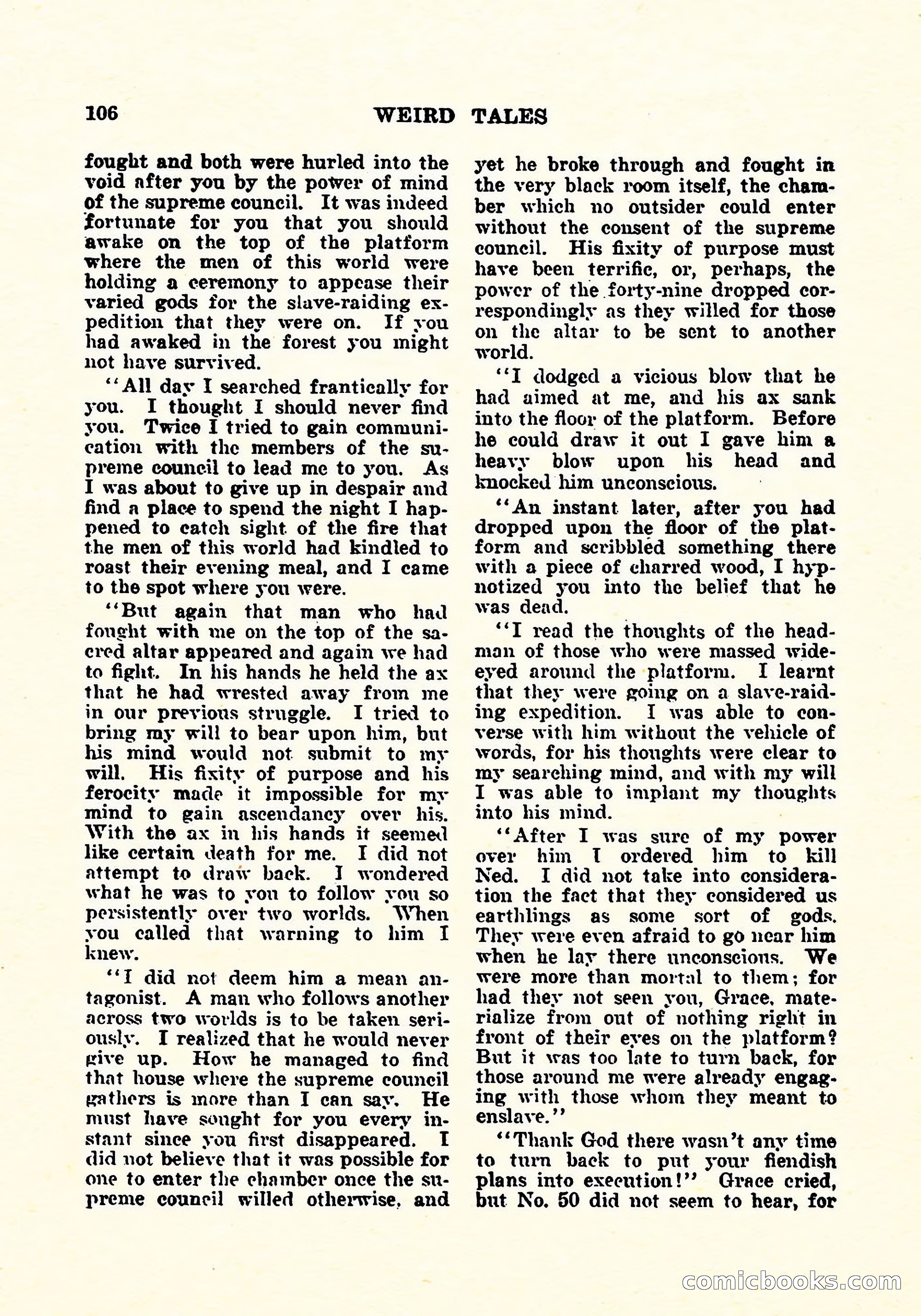 Weird Tales, July 1925 — page 107 of 146