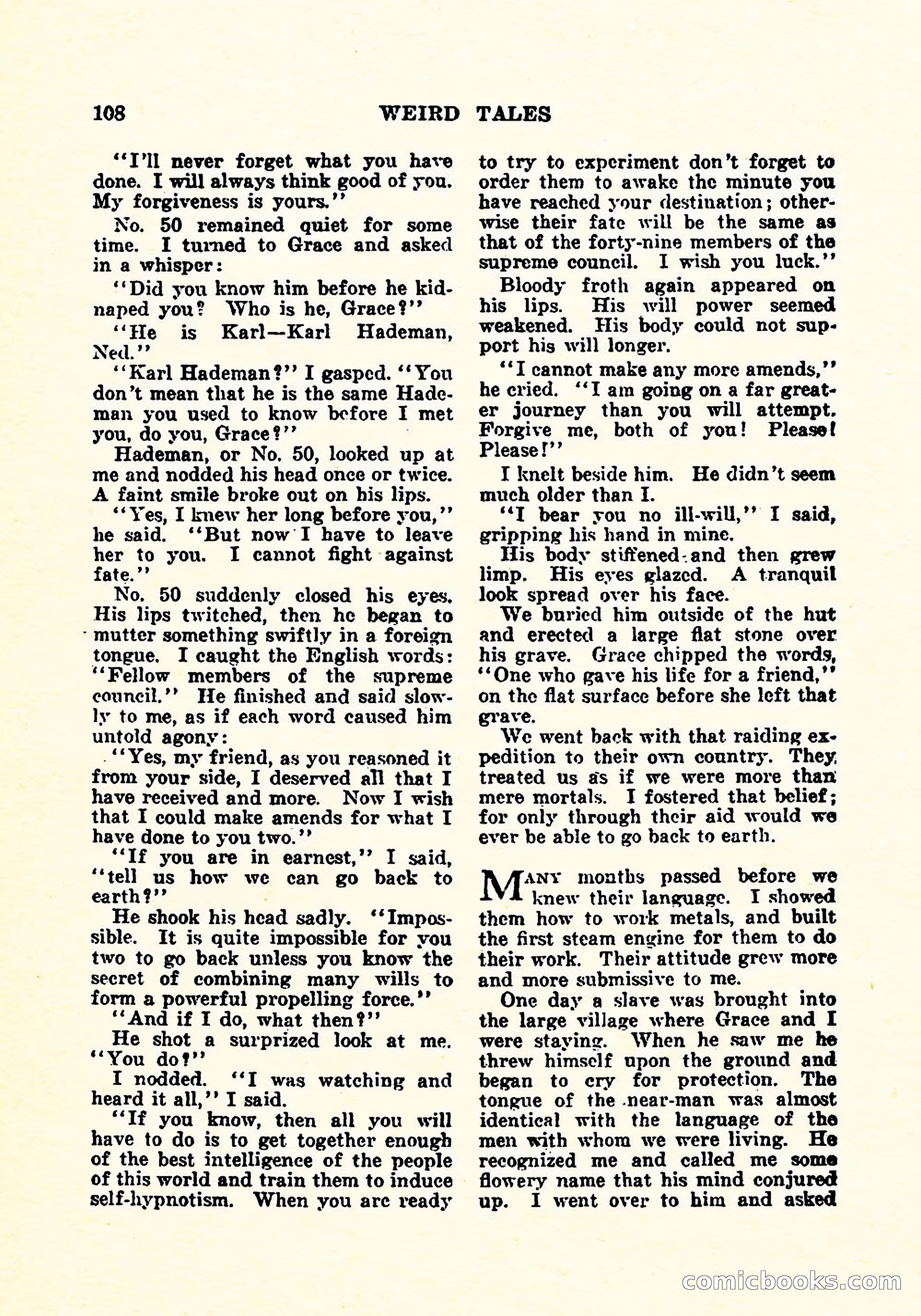 Weird Tales, July 1925 — page 109 of 146