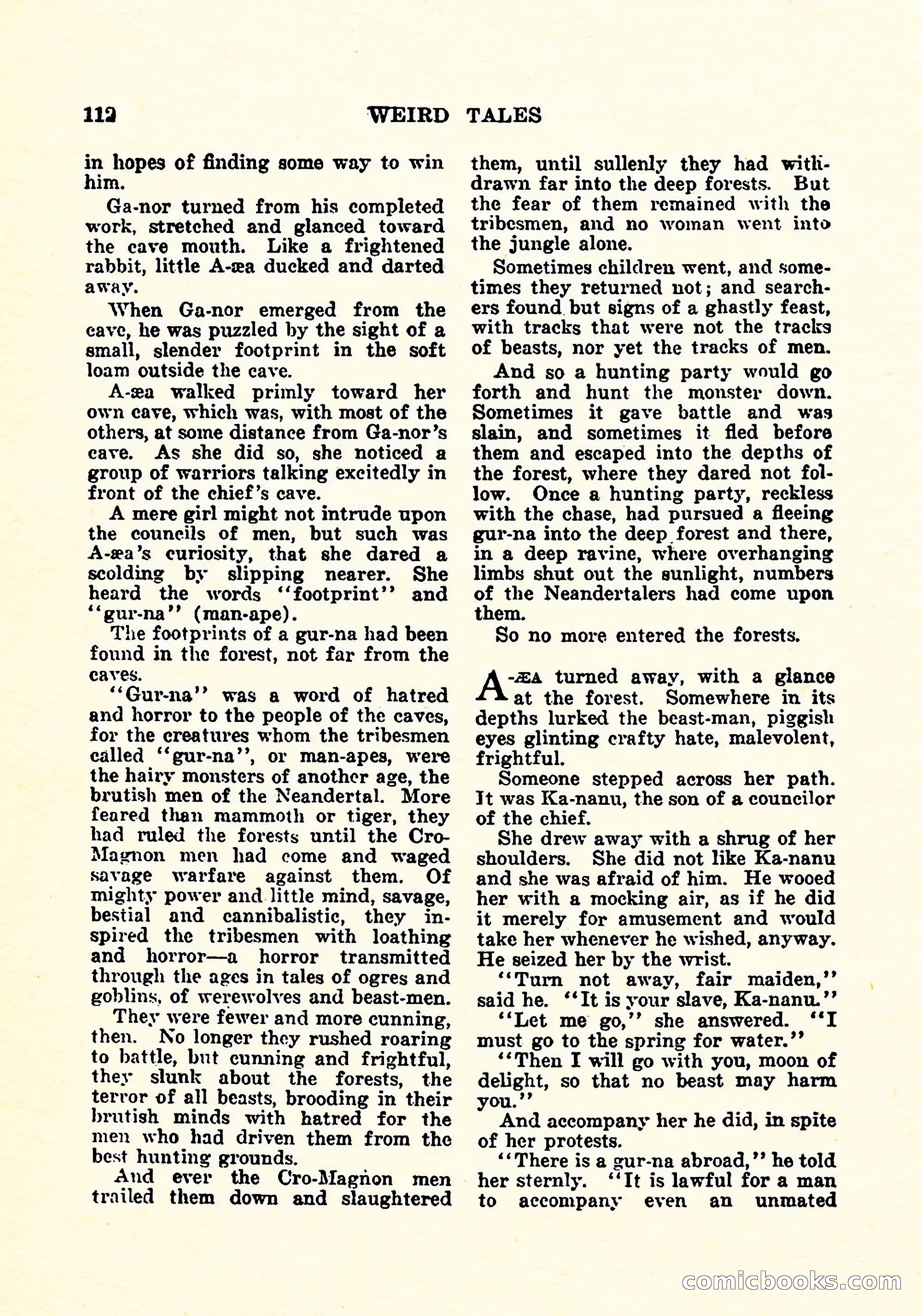 Weird Tales, July 1925 — page 113 of 146