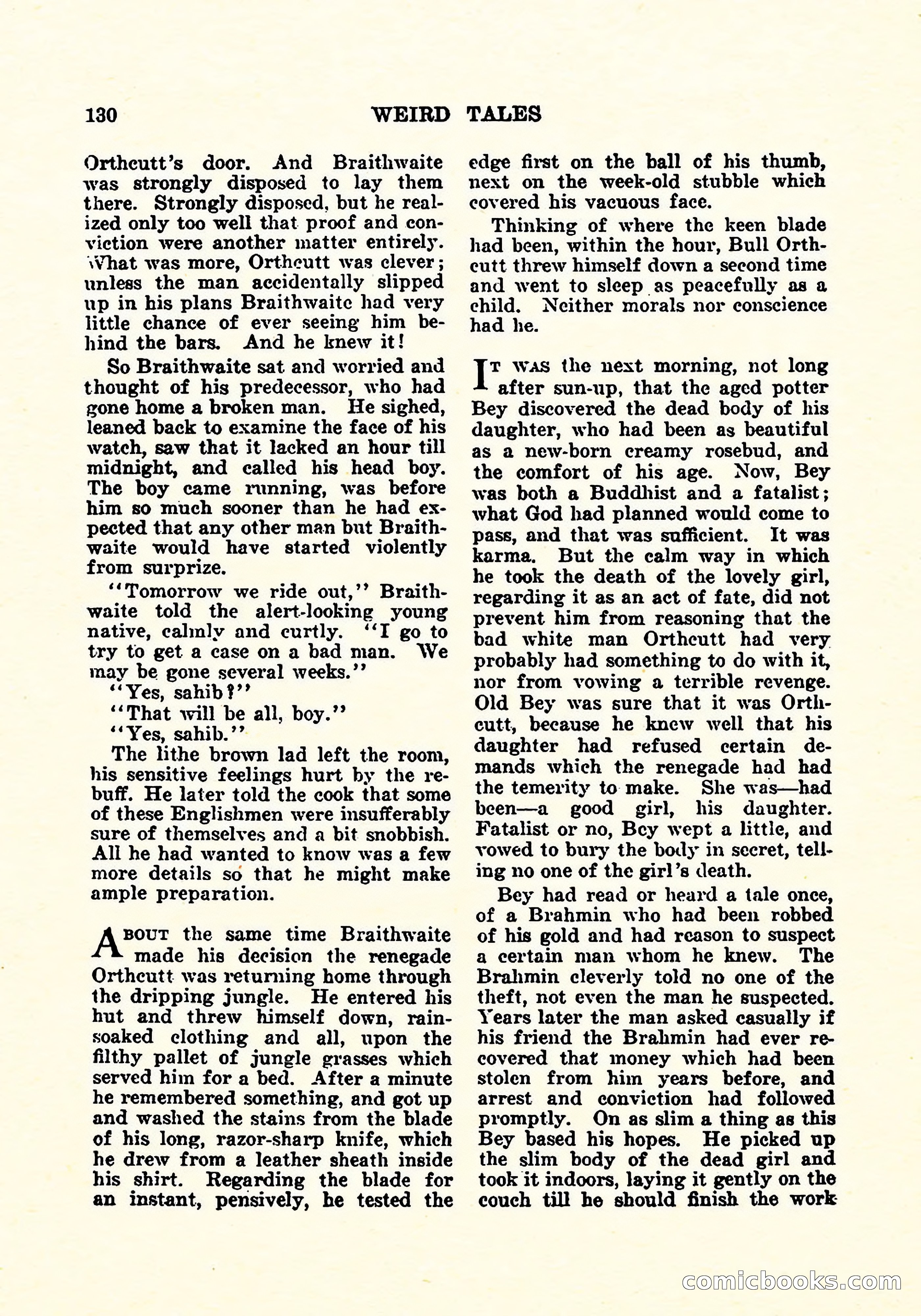 Weird Tales, July 1925 — page 131 of 146