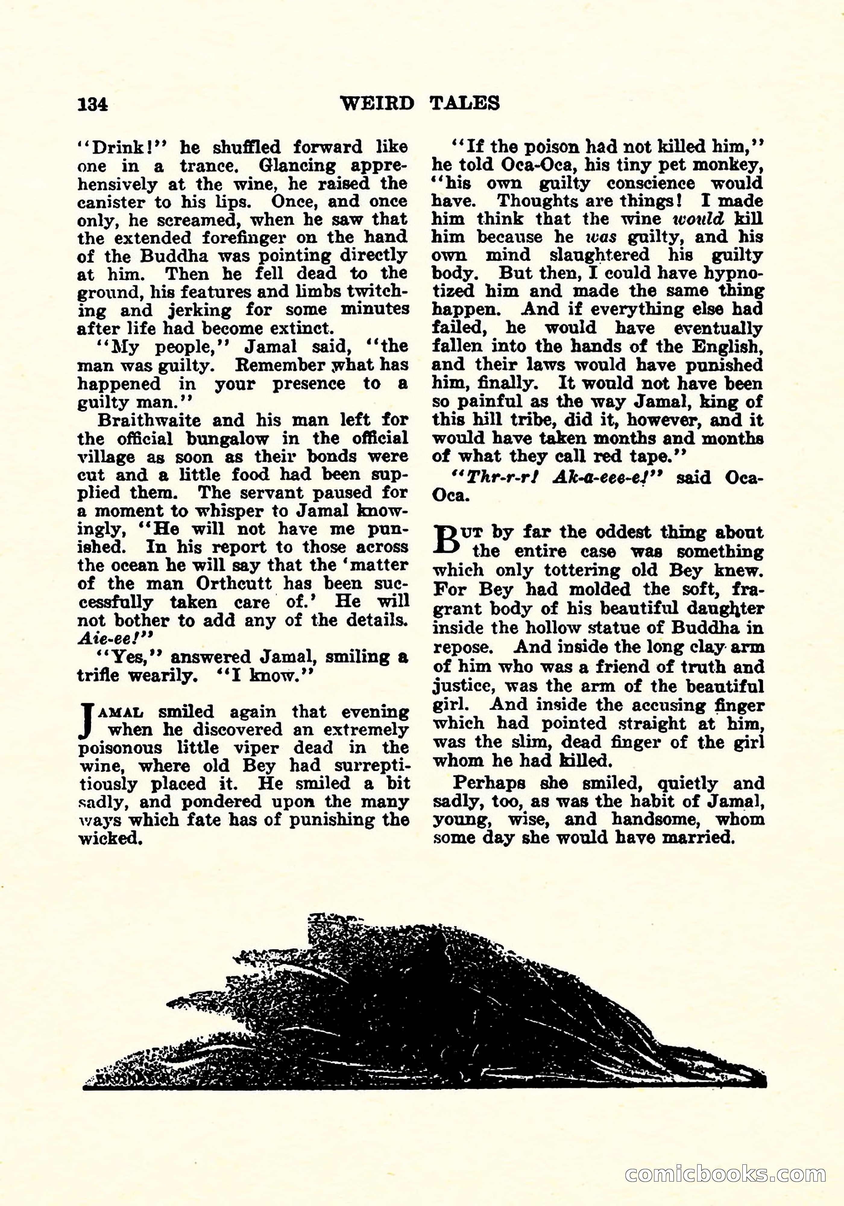 Weird Tales, July 1925 — page 135 of 146