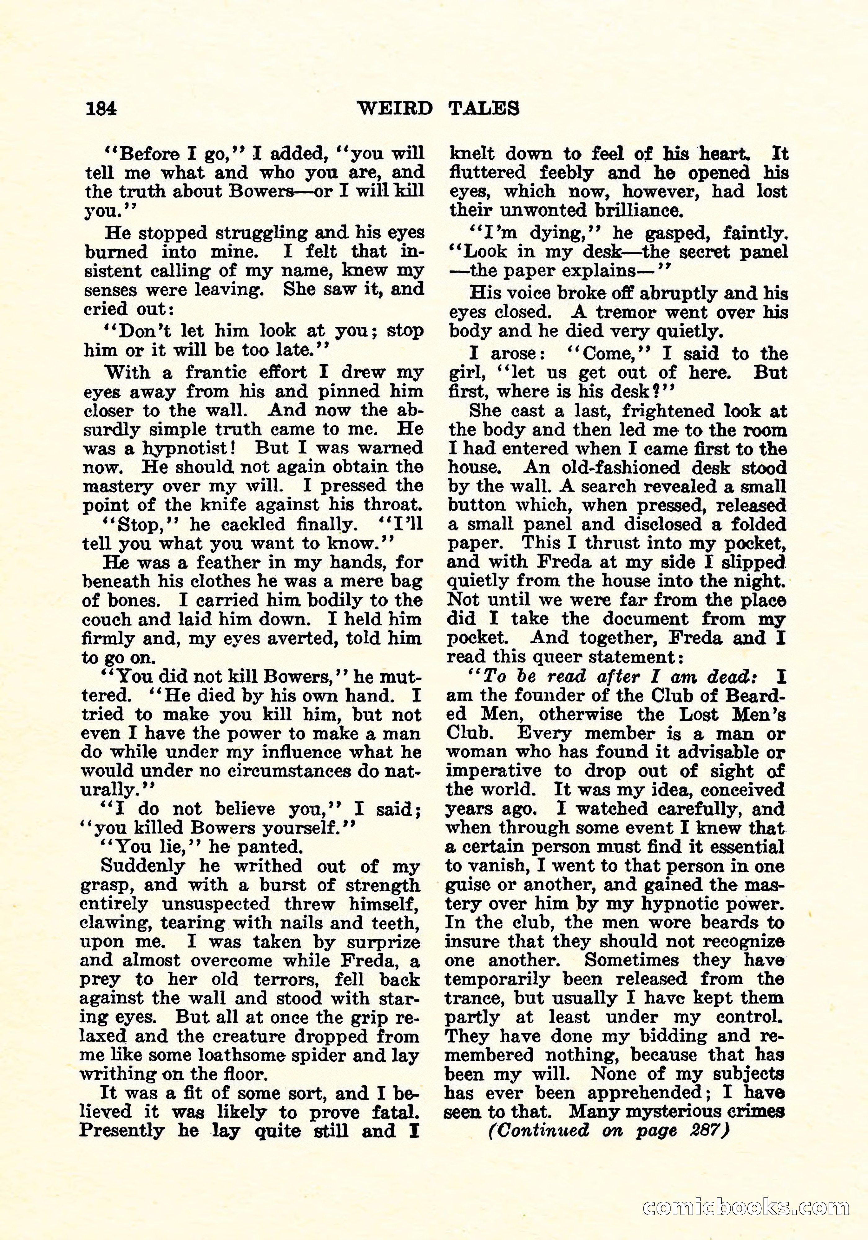 Weird Tales, Vol. 6, No. 2 — page 41 of 146