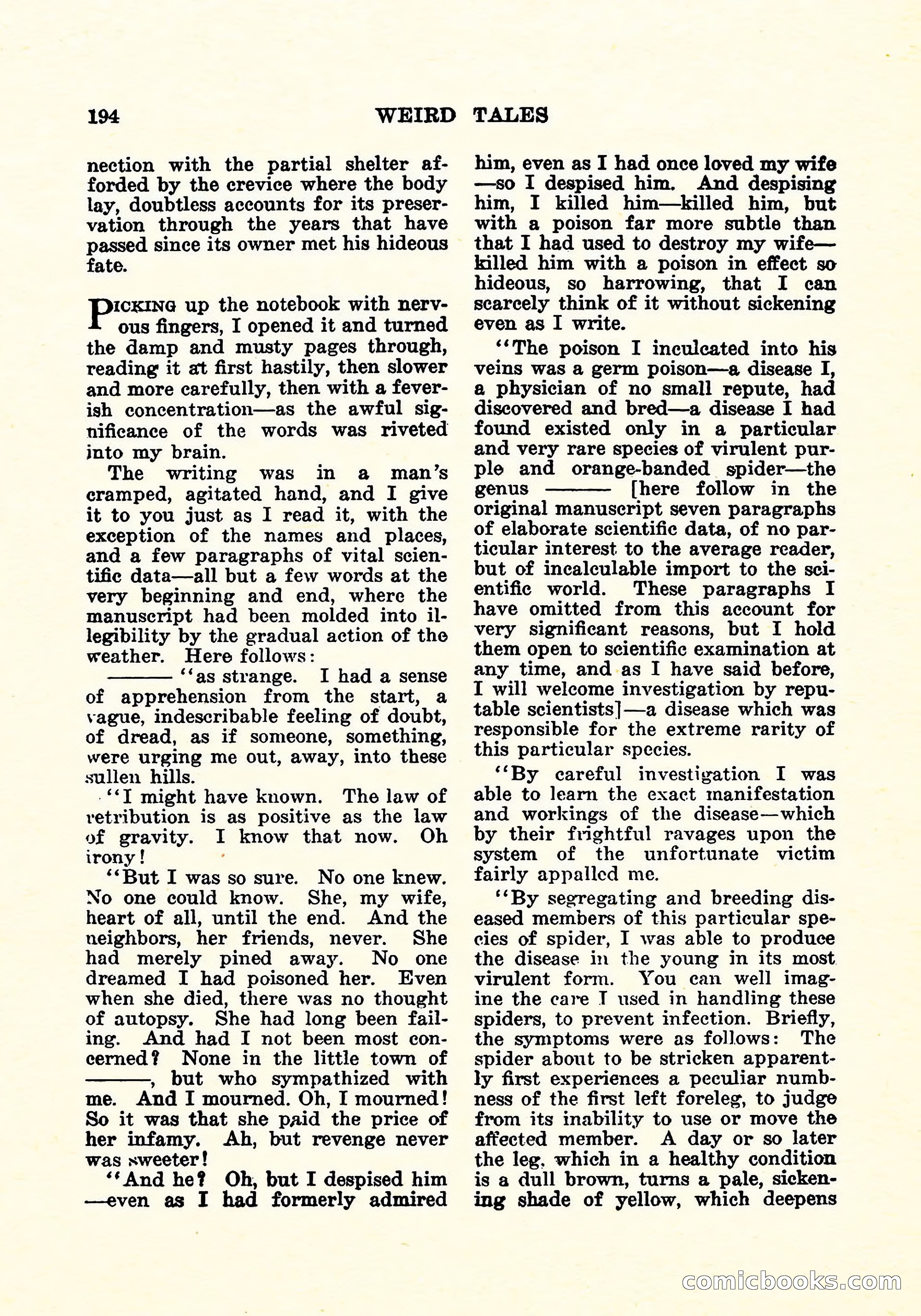 Weird Tales, Vol. 6, No. 2 — page 51 of 146
