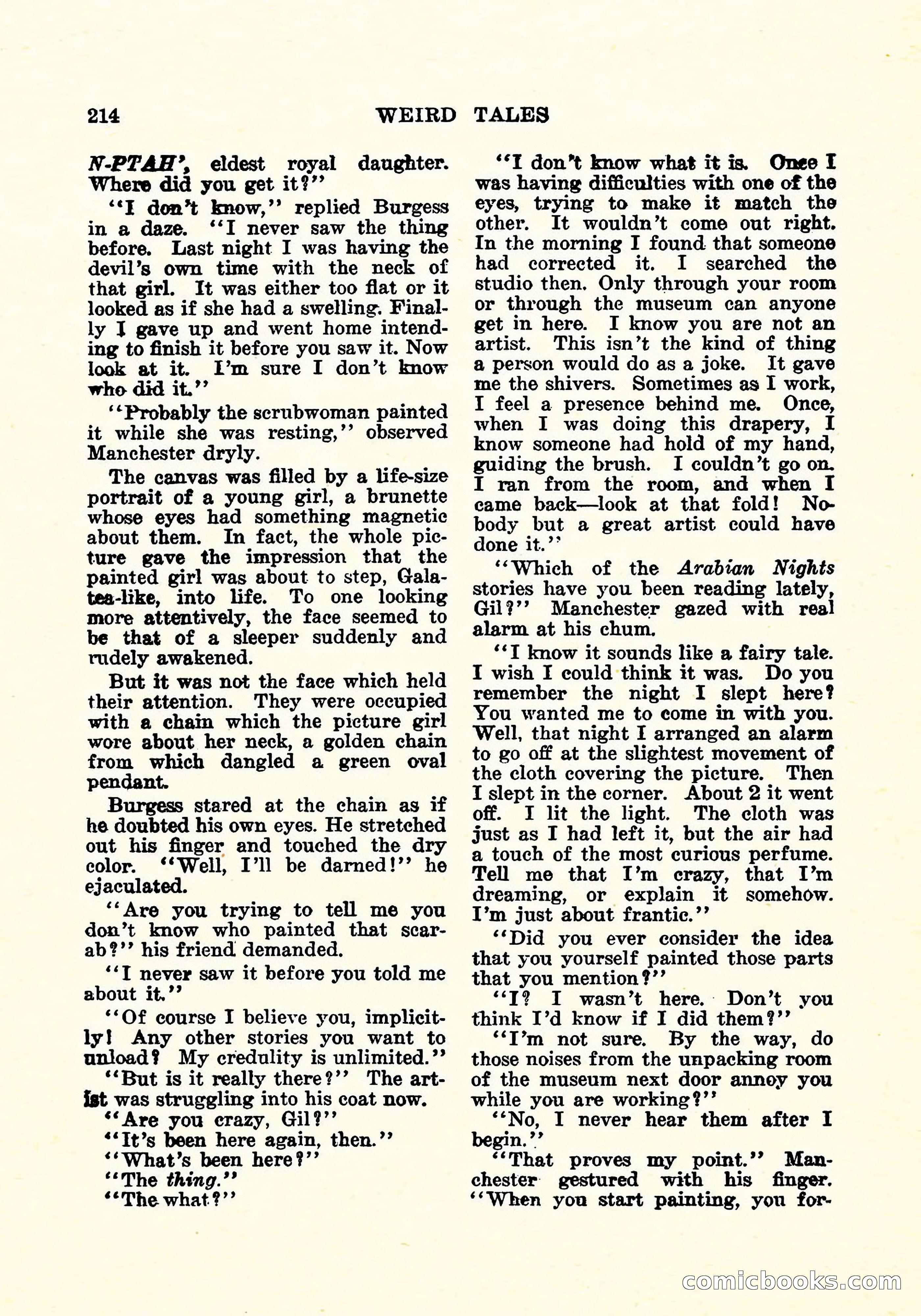 Weird Tales, Vol. 6, No. 2 — page 71 of 146