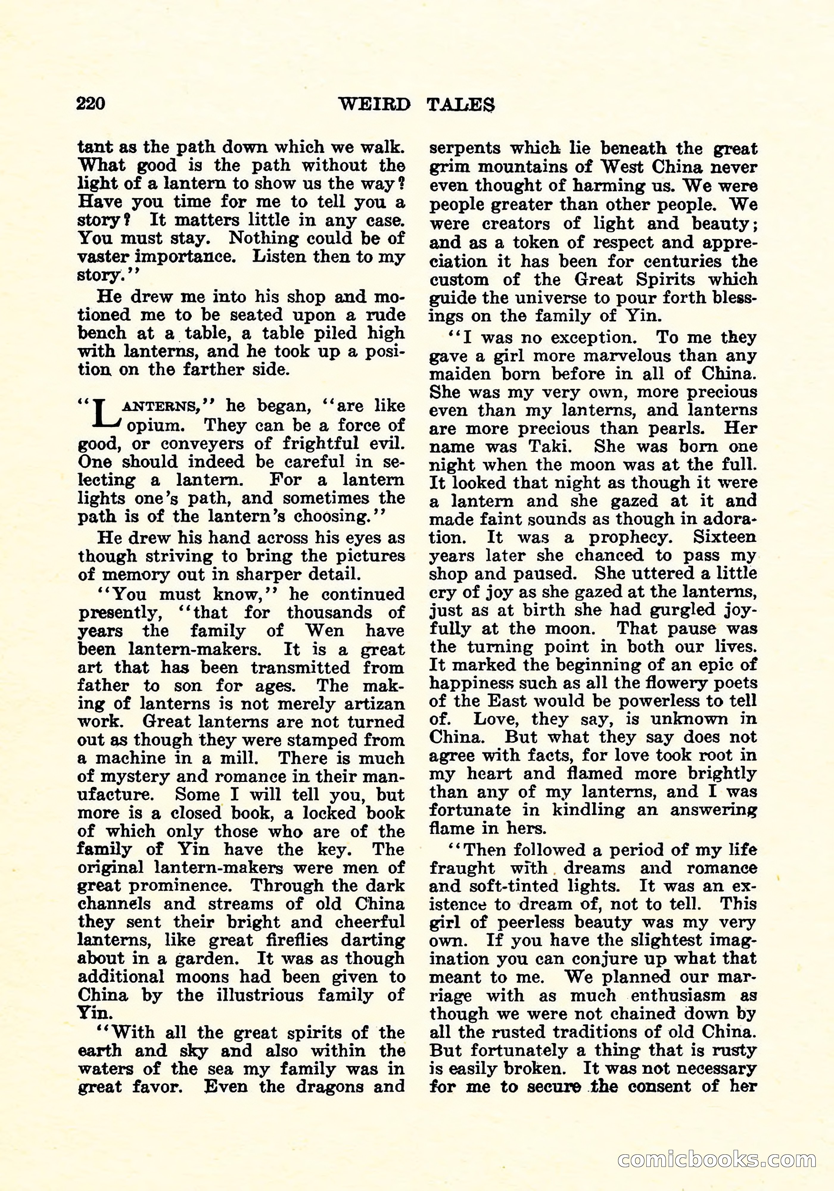 Weird Tales, Vol. 6, No. 2 — page 77 of 146