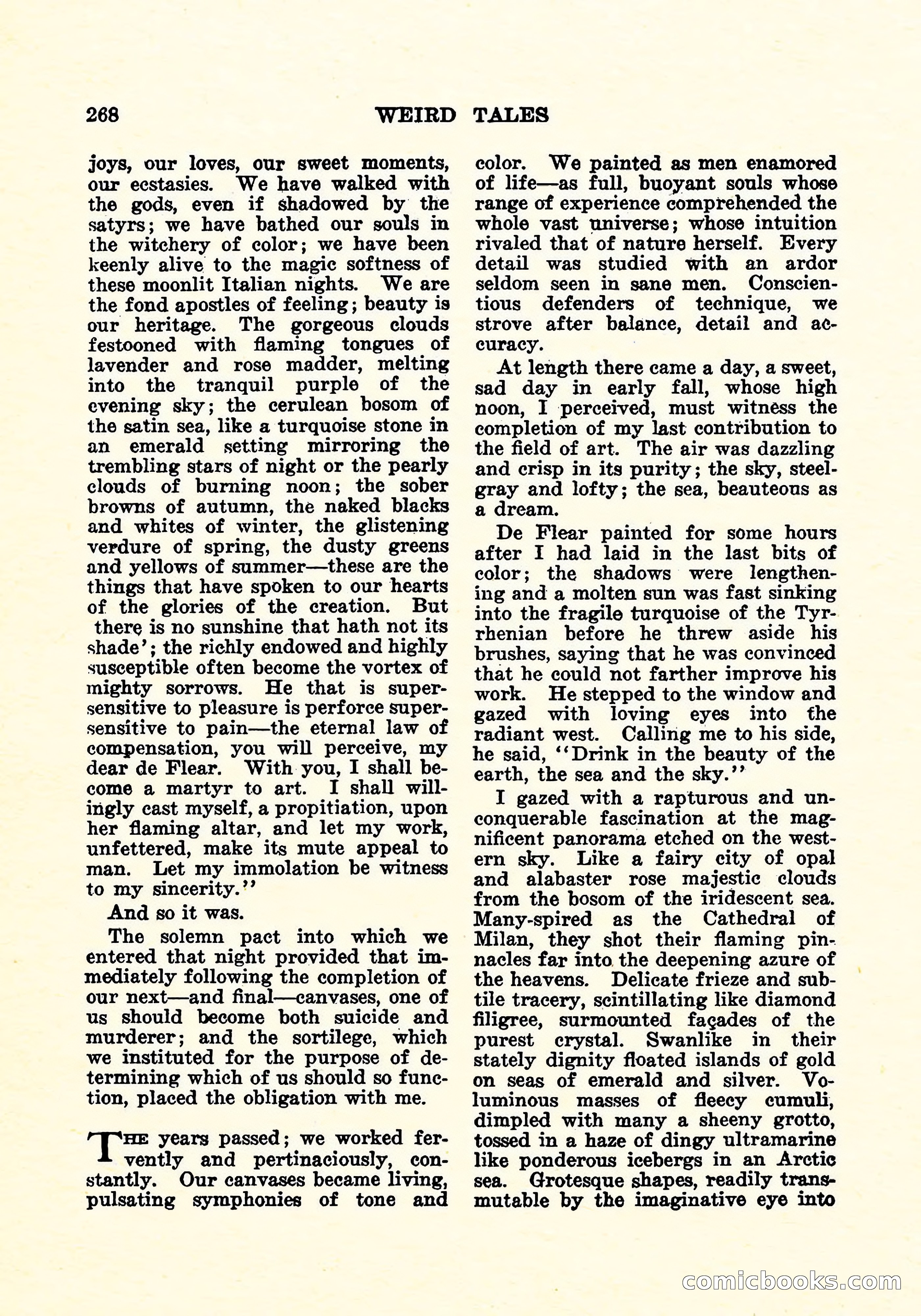 Weird Tales, Vol. 6, No. 2 — page 125 of 146