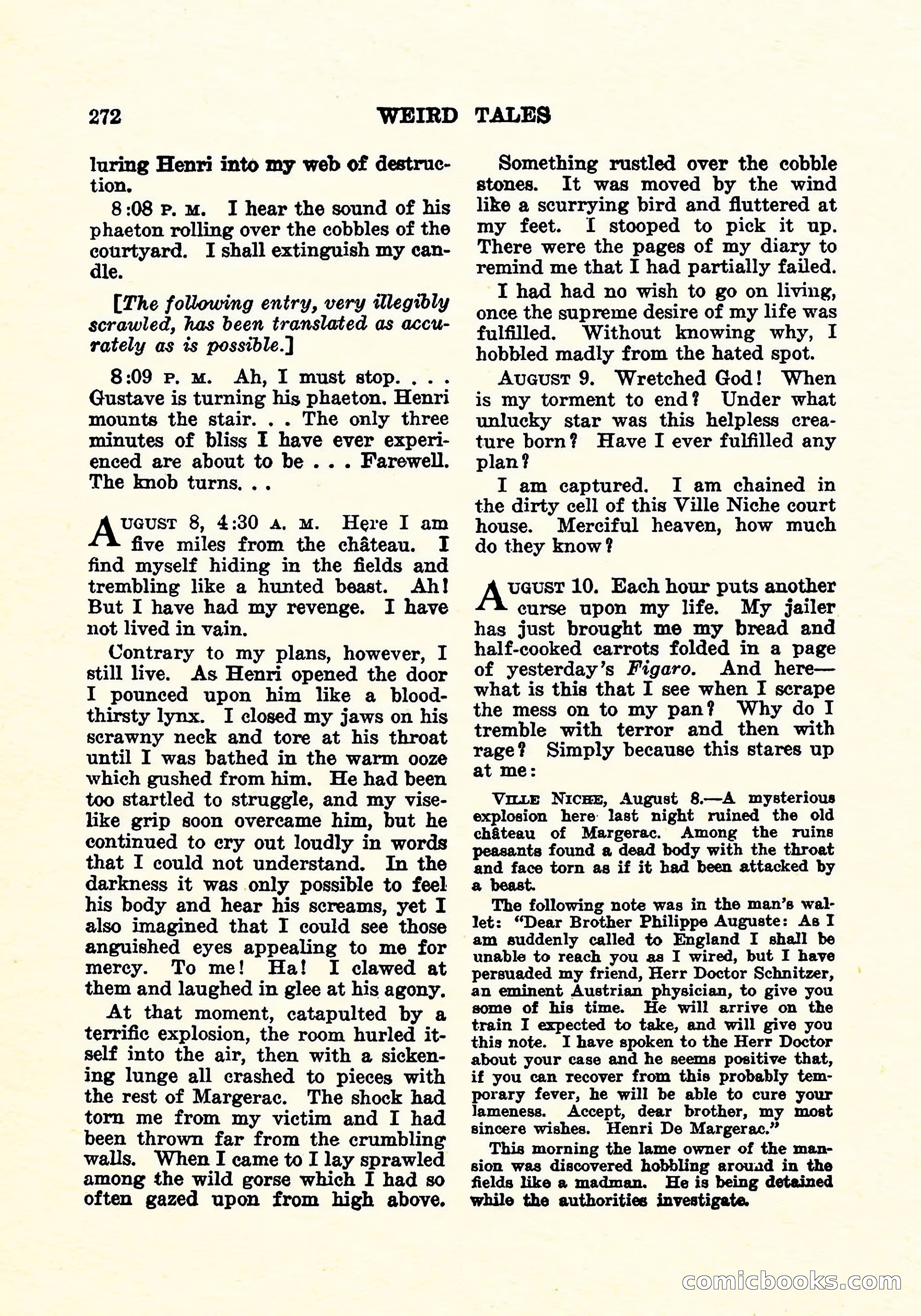 Weird Tales, Vol. 6, No. 2 — page 129 of 146