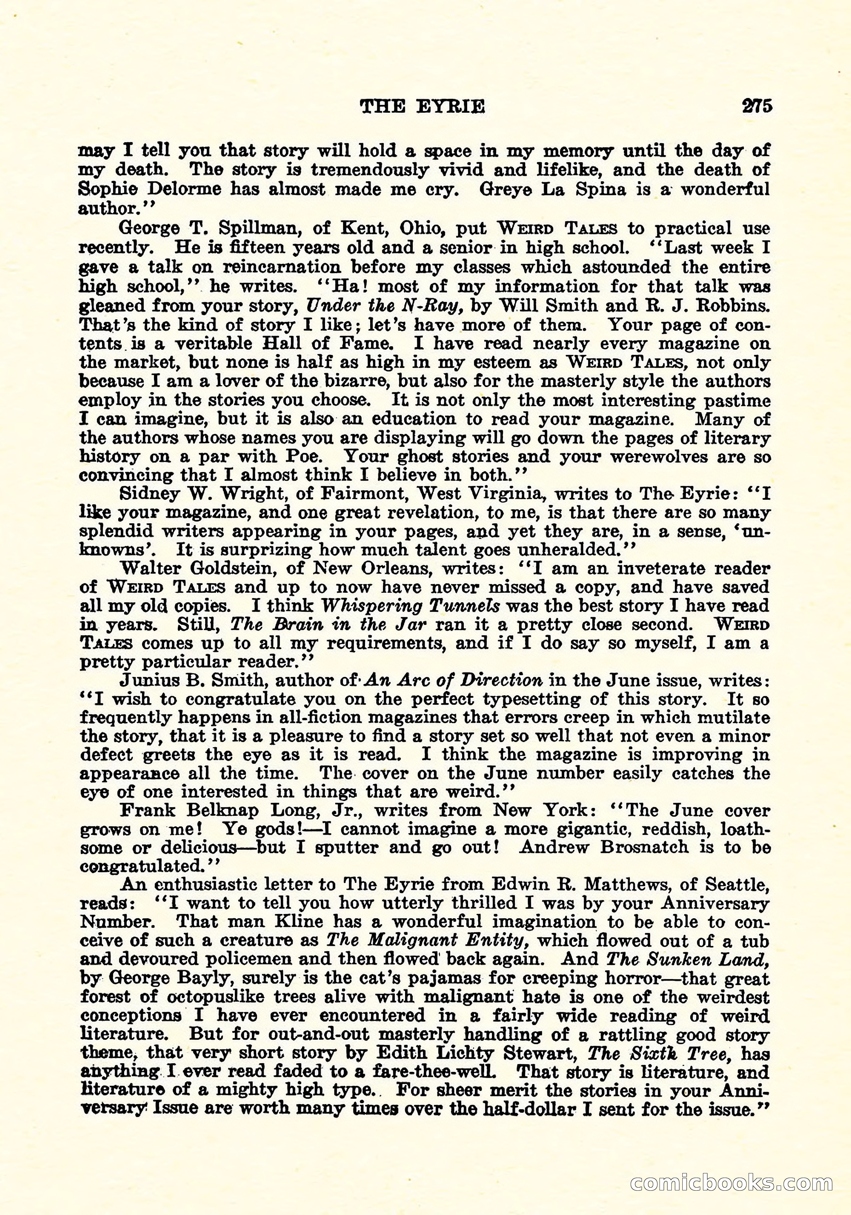 Weird Tales, Vol. 6, No. 2 — page 132 of 146