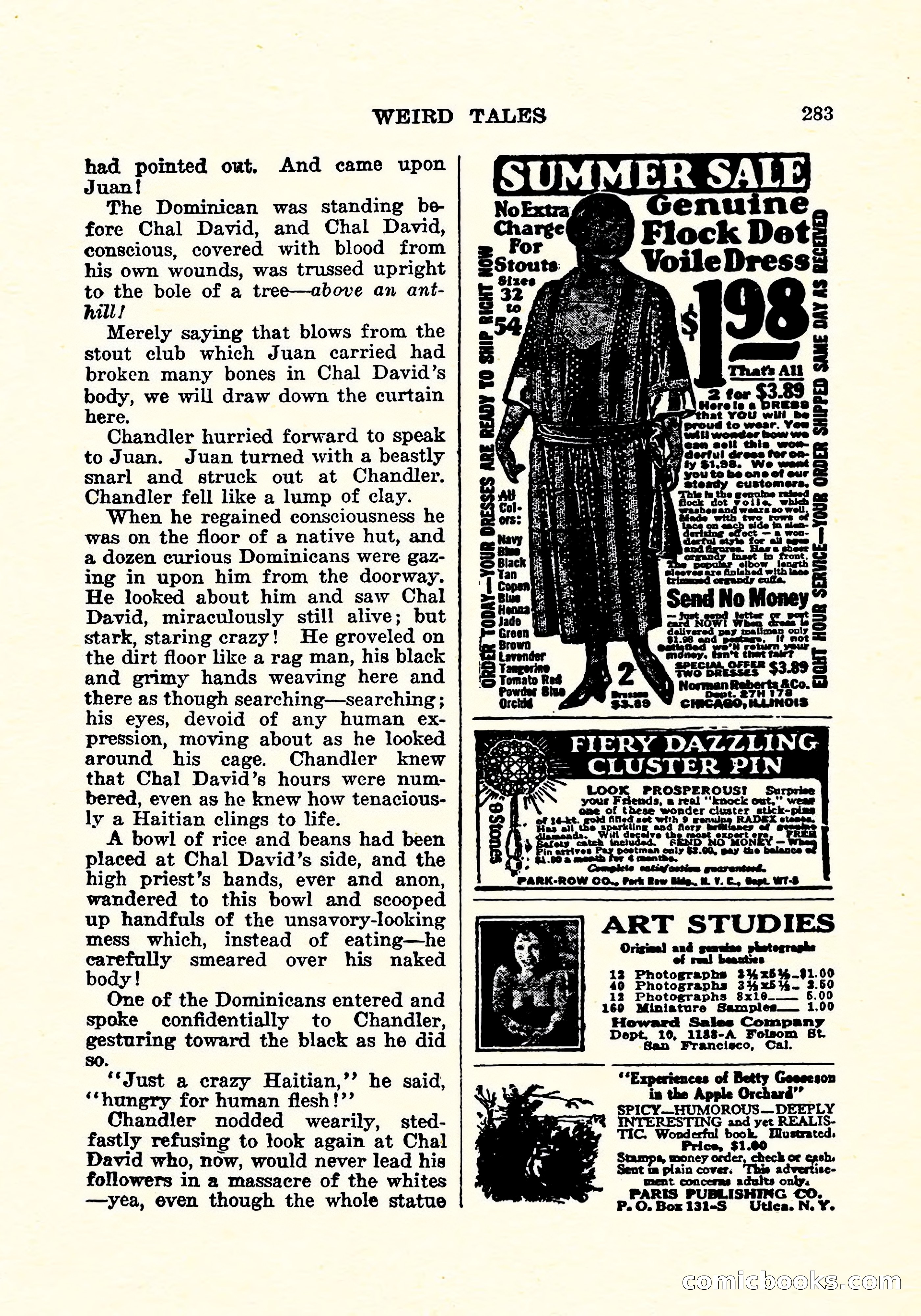 Weird Tales, Vol. 6, No. 2 — page 140 of 146