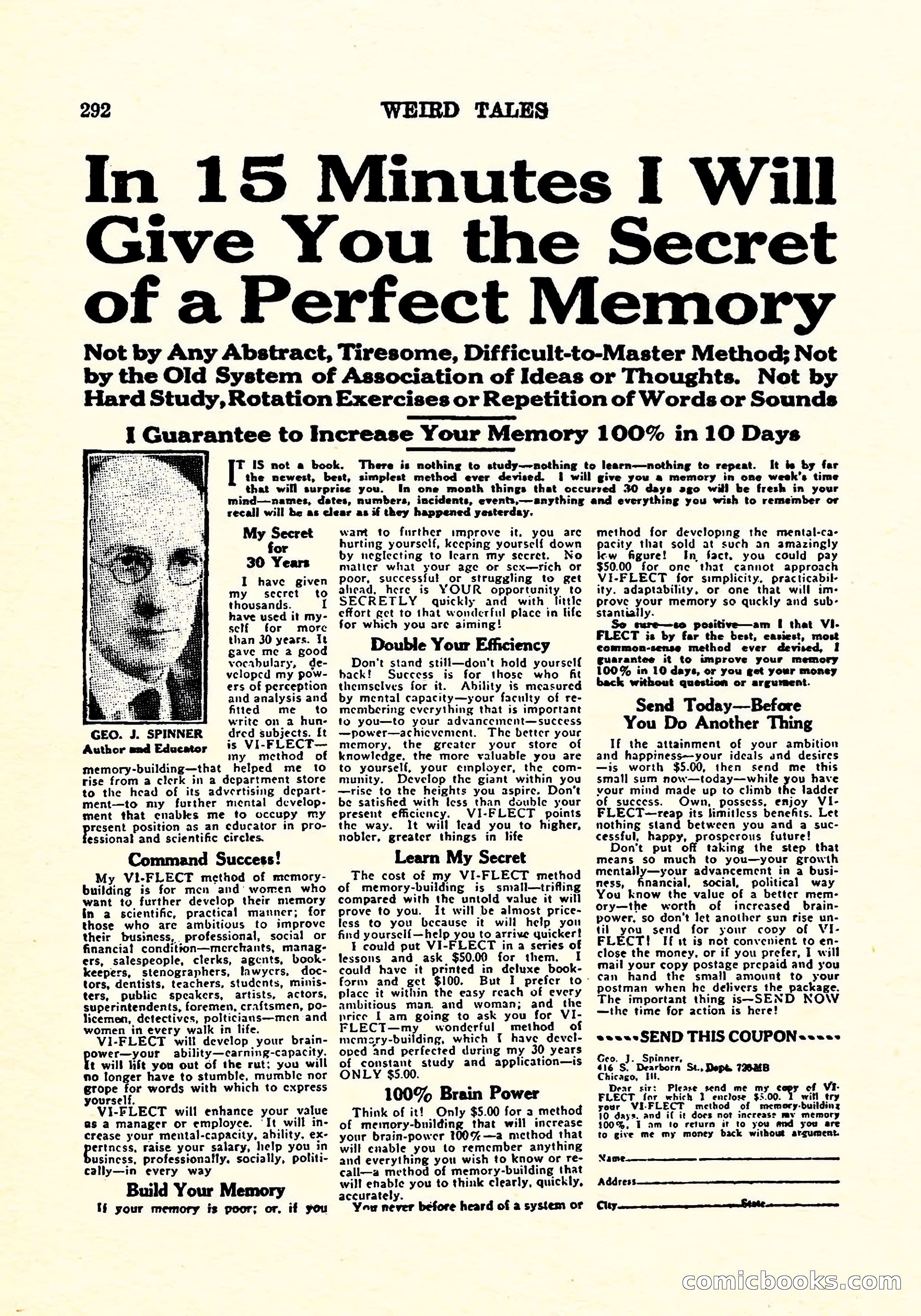 Weird Tales, Vol. 6, No. 3 — page 5 of 146