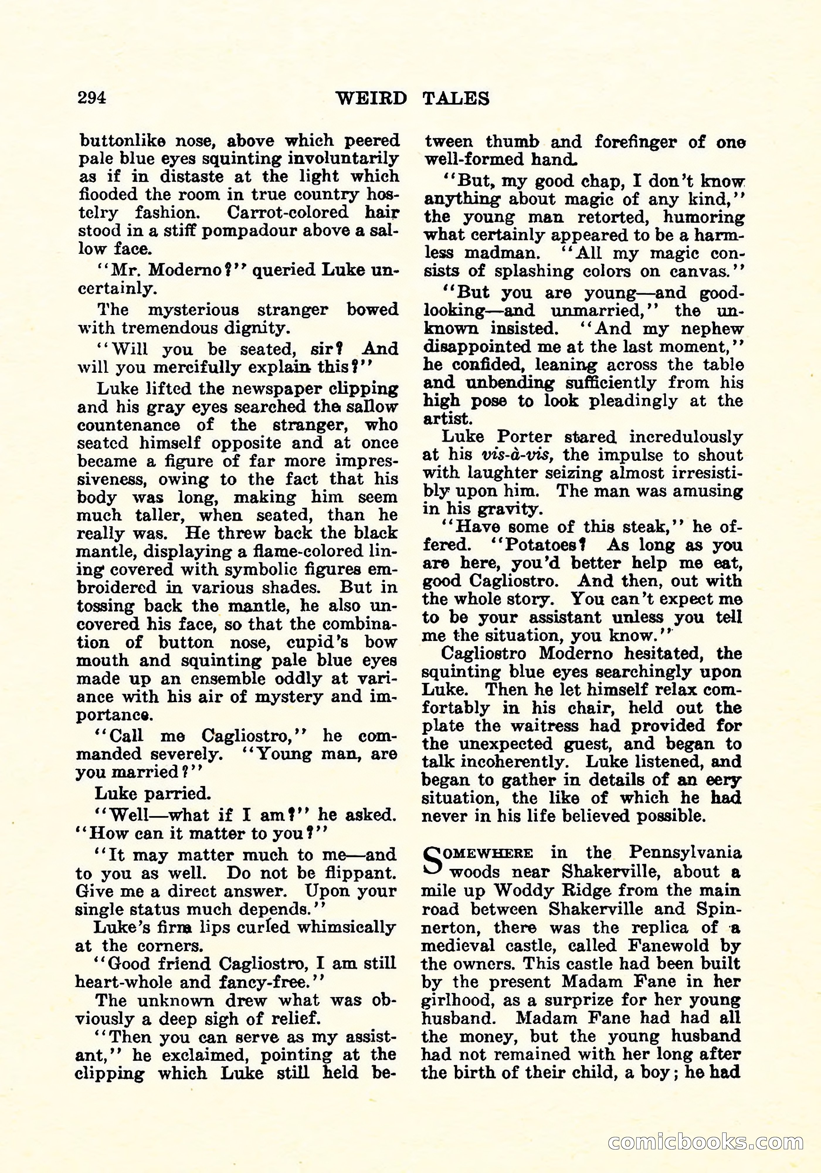 Weird Tales, Vol. 6, No. 3 — page 7 of 146