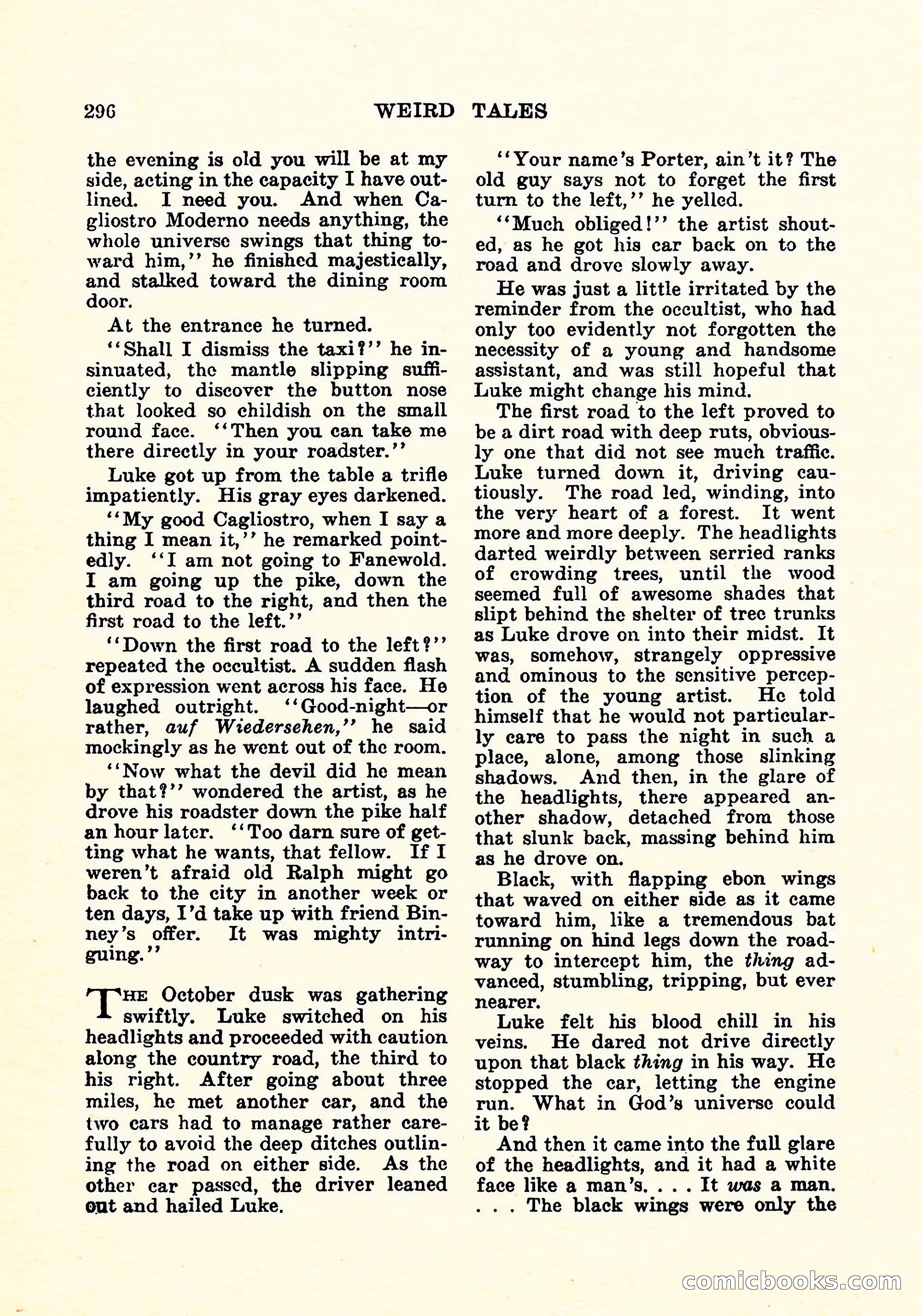 Weird Tales, Vol. 6, No. 3 — page 9 of 146