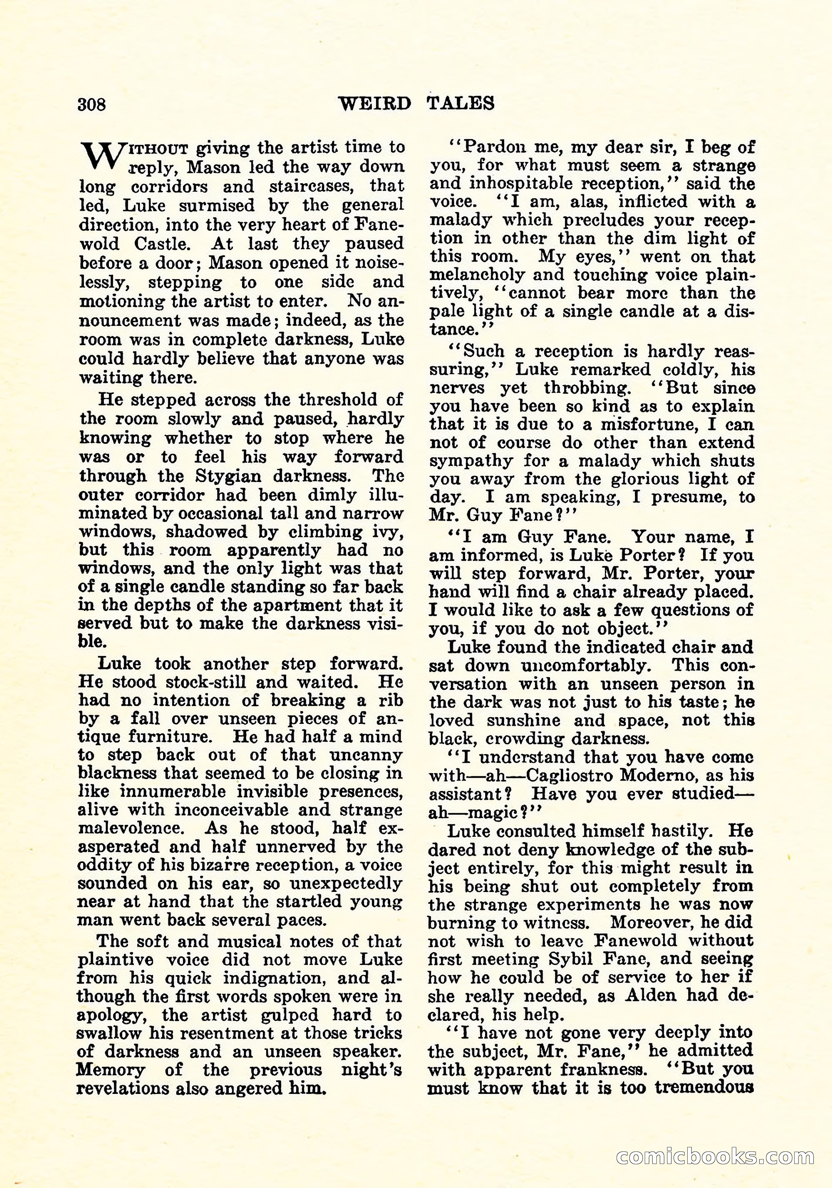 Weird Tales, Vol. 6, No. 3 — page 21 of 146