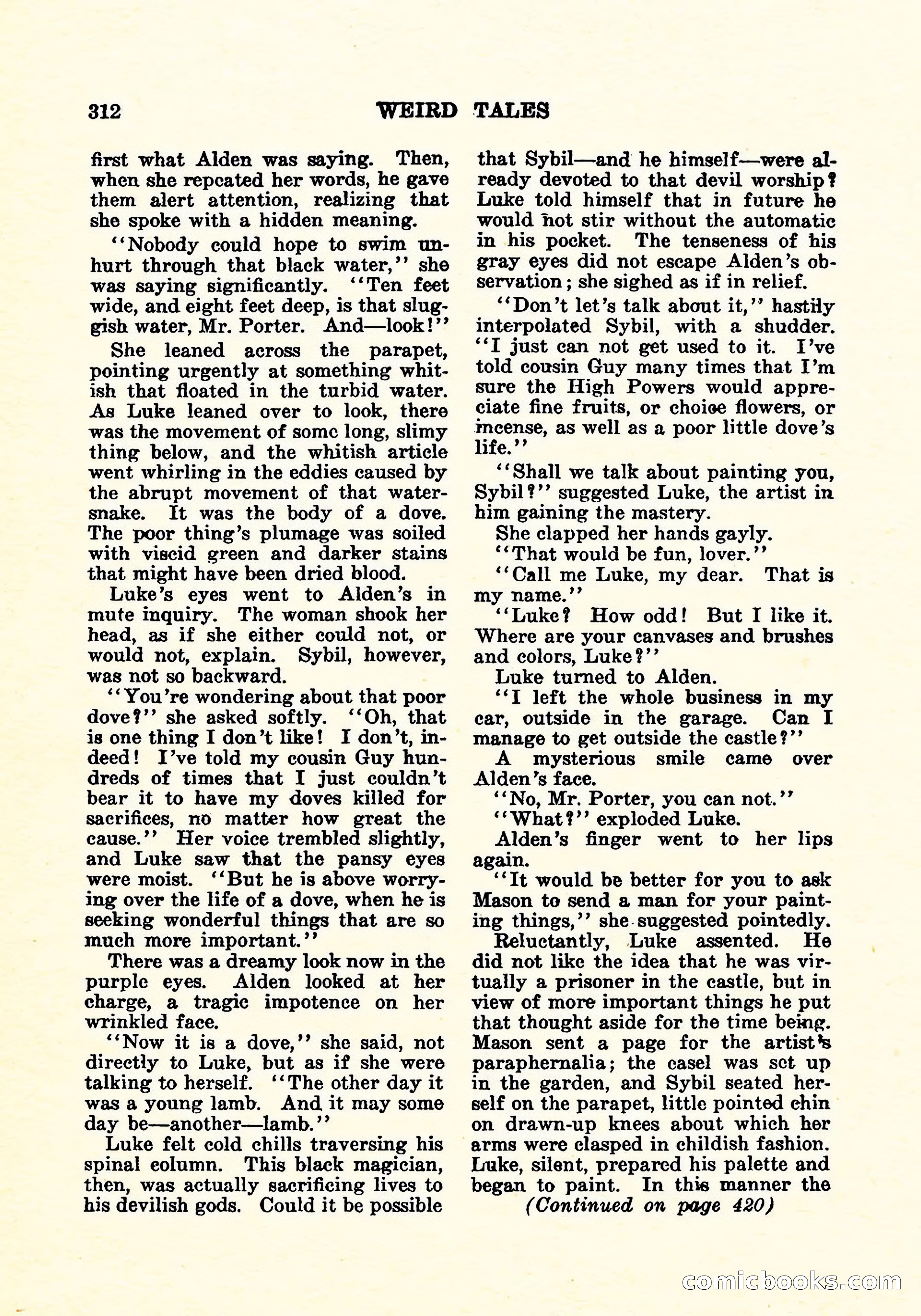 Weird Tales, Vol. 6, No. 3 — page 25 of 146