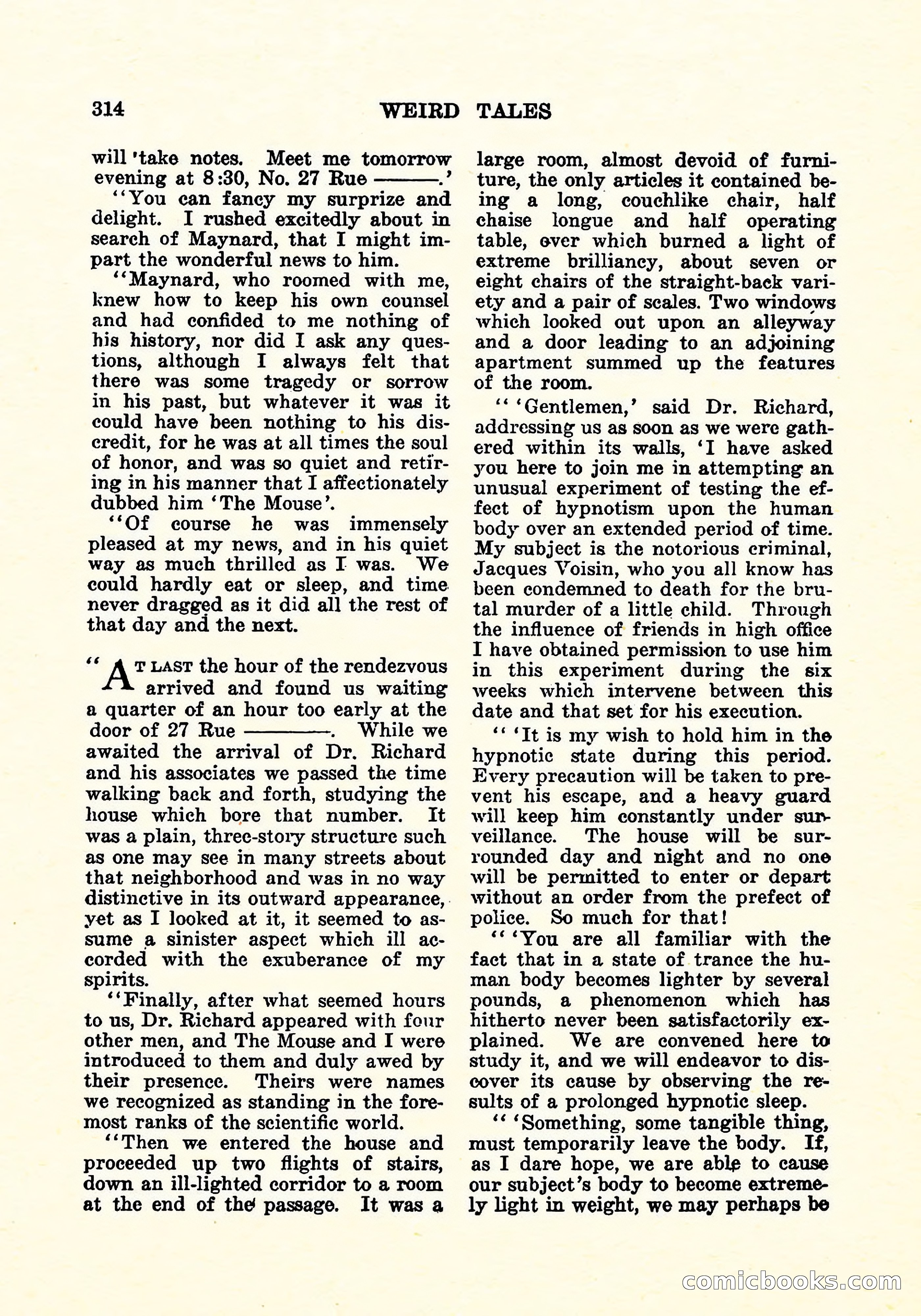 Weird Tales, Vol. 6, No. 3 — page 27 of 146