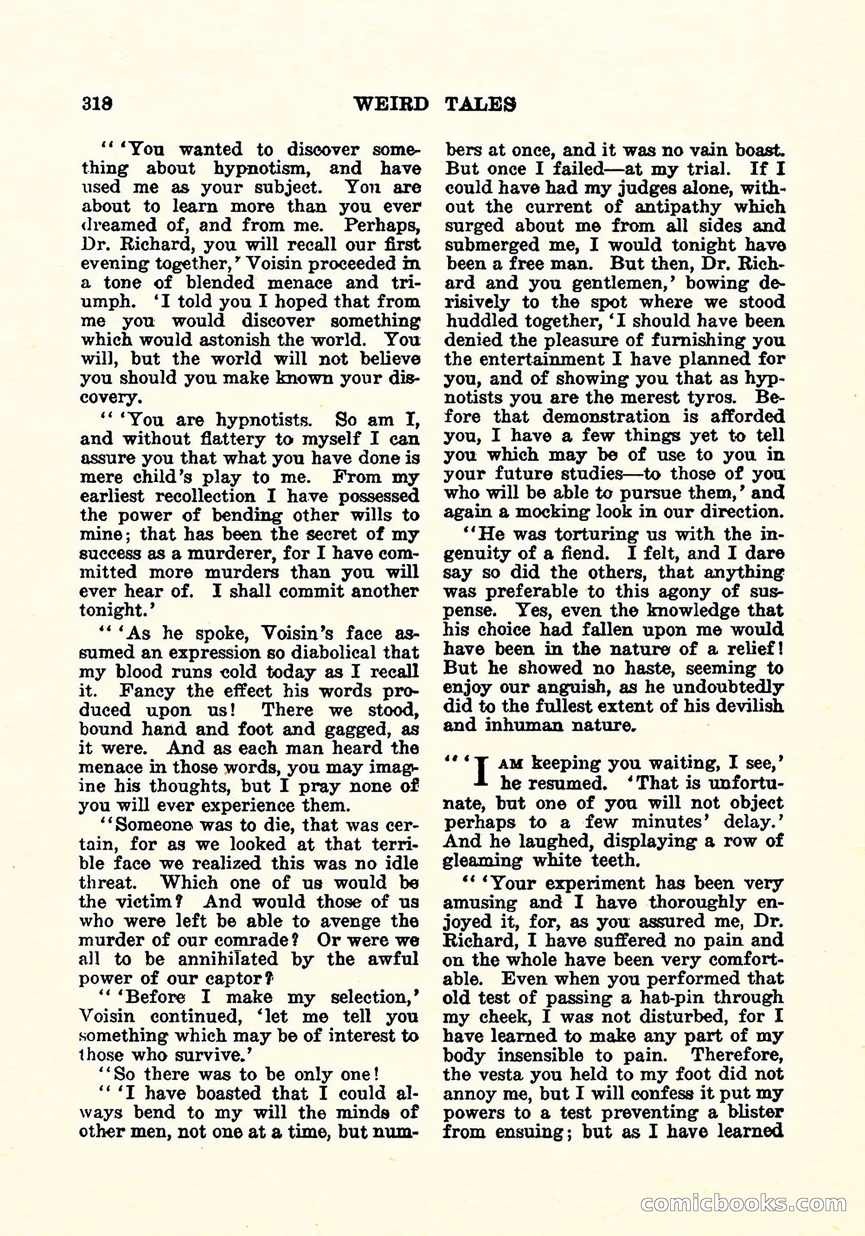 Weird Tales, Vol. 6, No. 3 — page 31 of 146