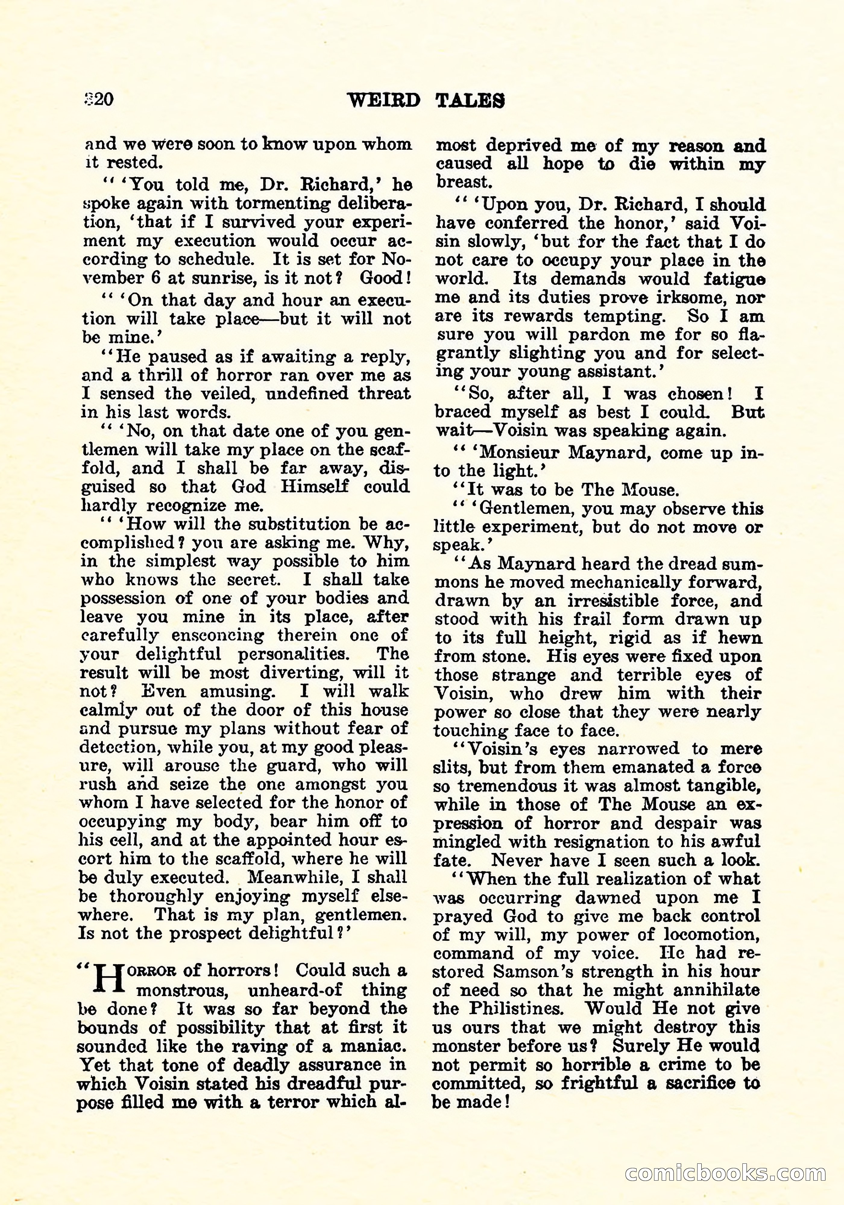 Weird Tales, Vol. 6, No. 3 — page 33 of 146
