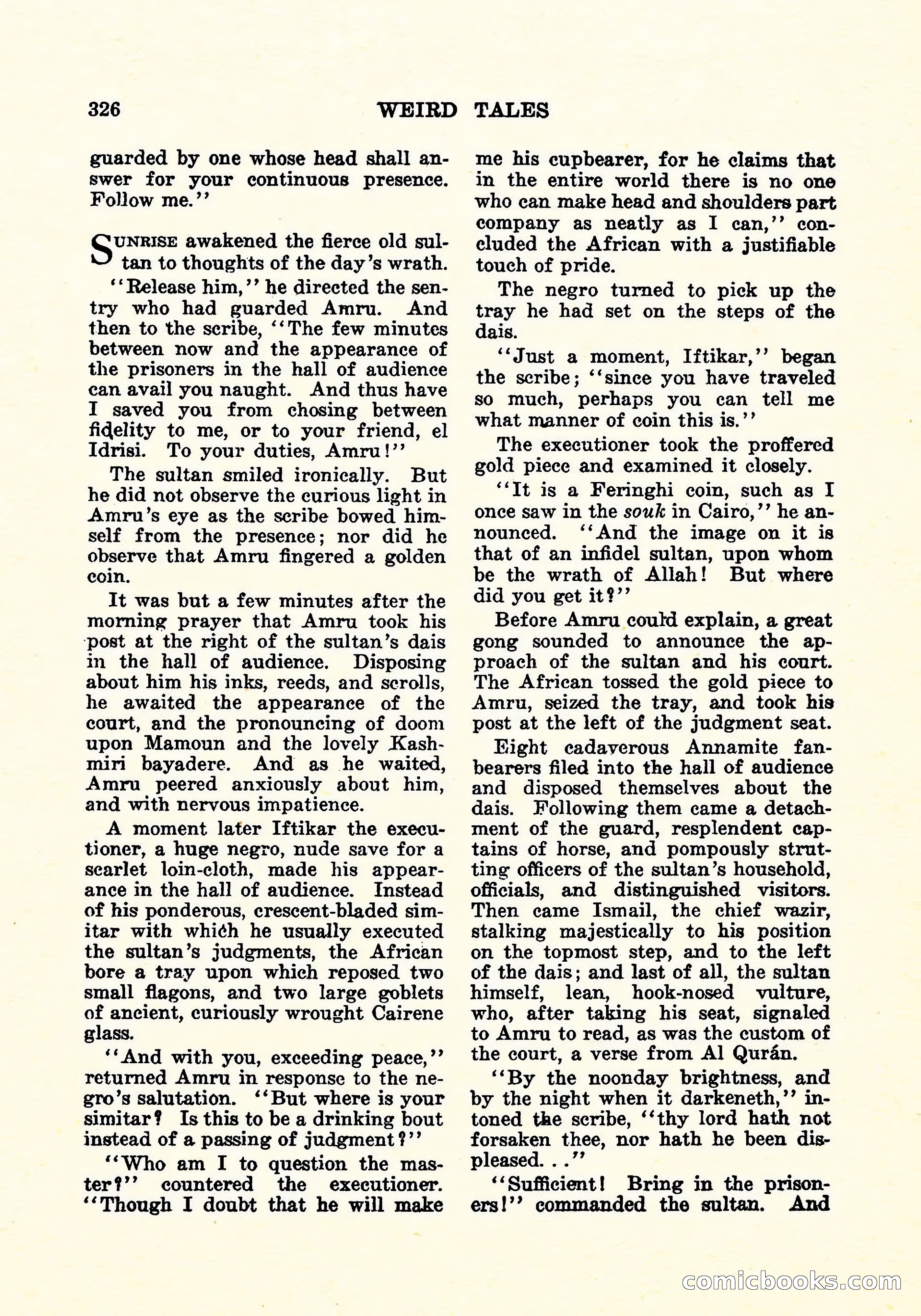 Weird Tales, Vol. 6, No. 3 — page 39 of 146