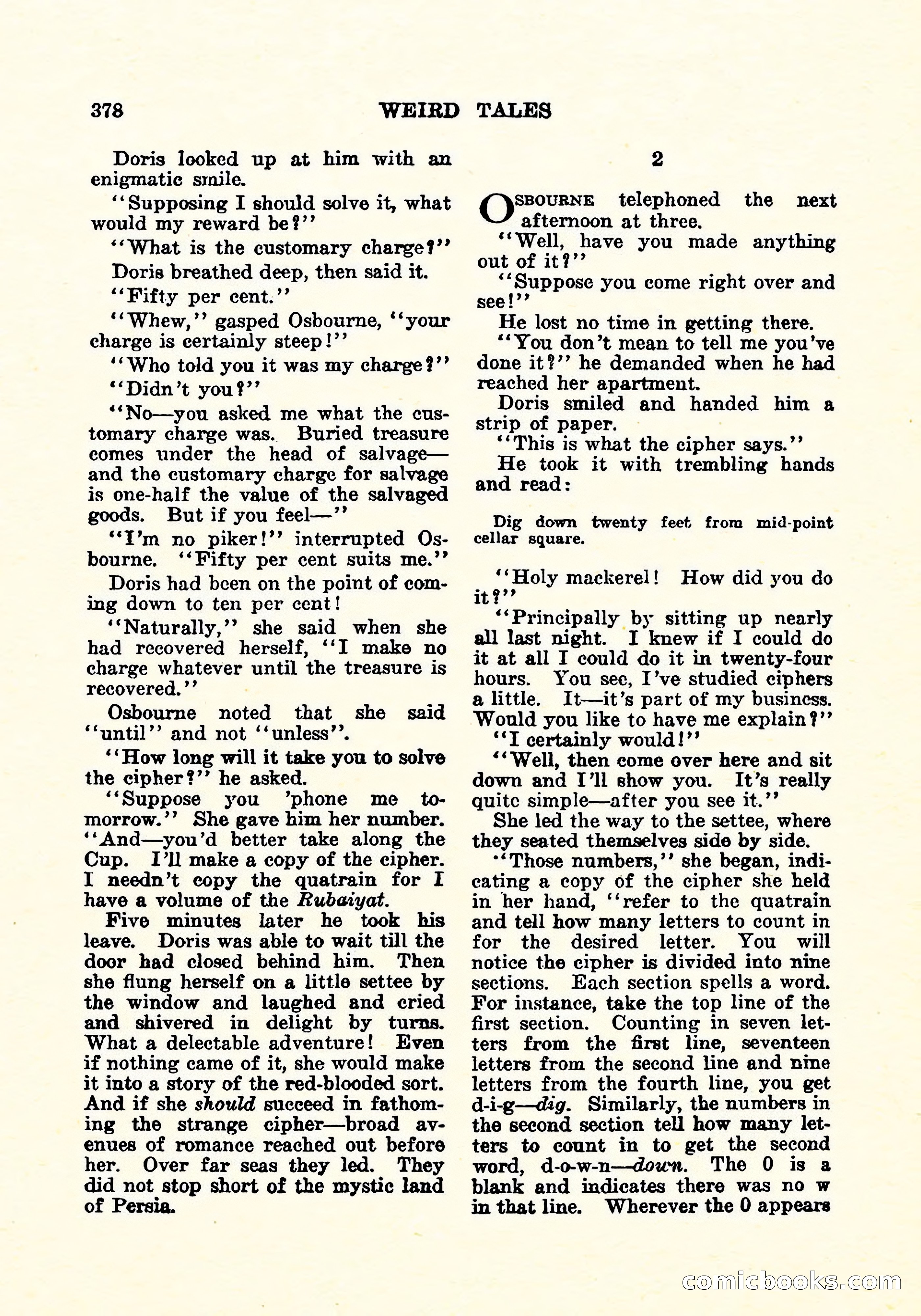 Weird Tales, Vol. 6, No. 3 — page 91 of 146