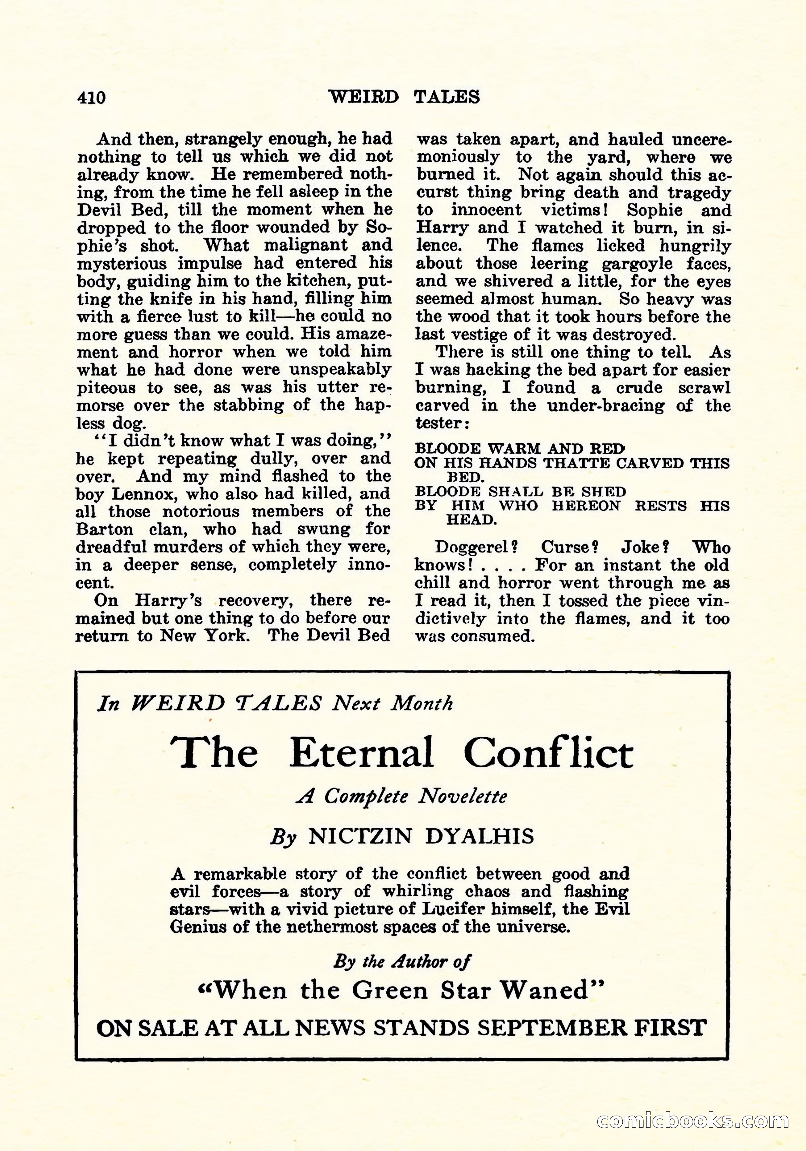 Weird Tales, Vol. 6, No. 3 — page 123 of 146