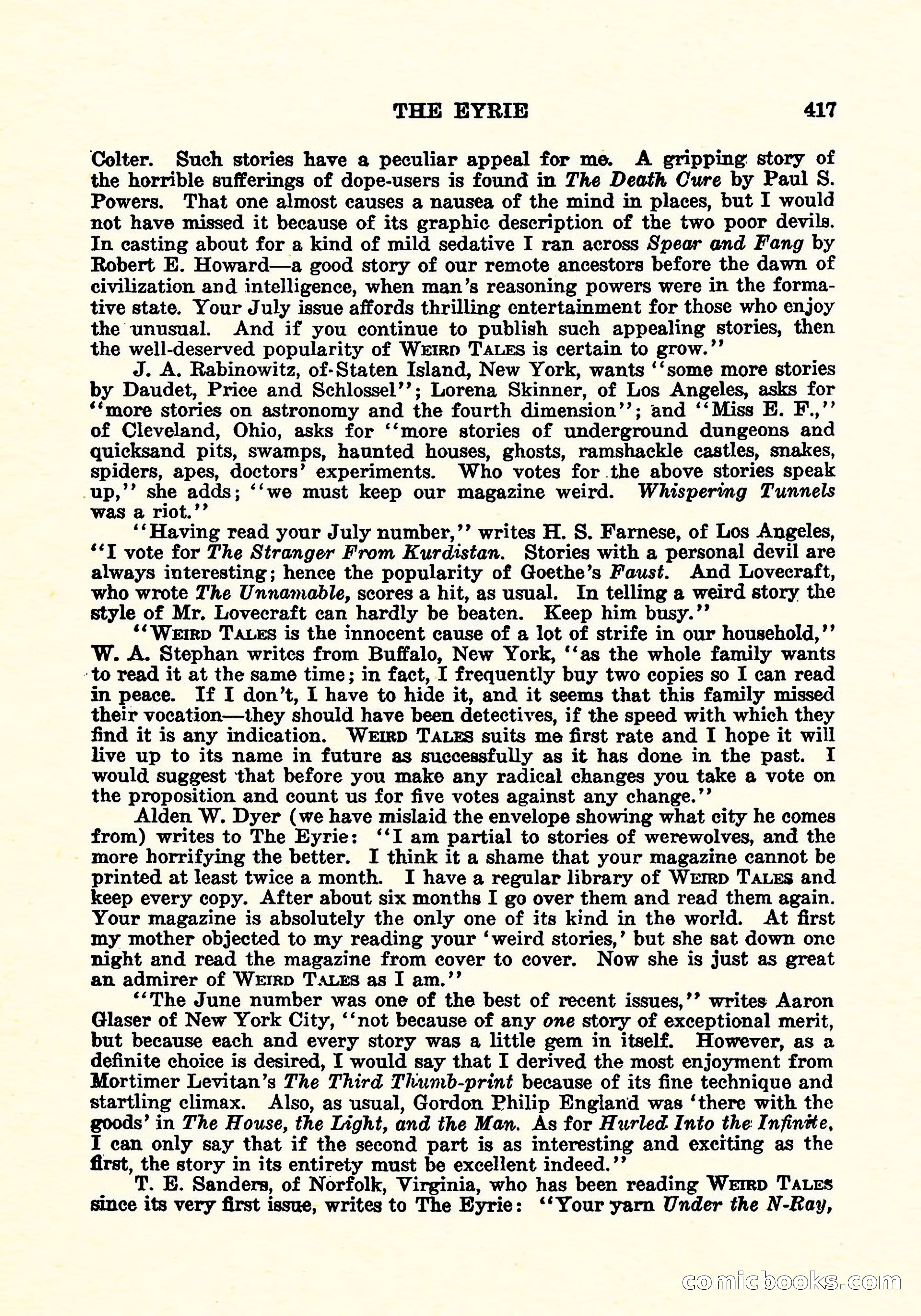 Weird Tales, Vol. 6, No. 3 — page 130 of 146