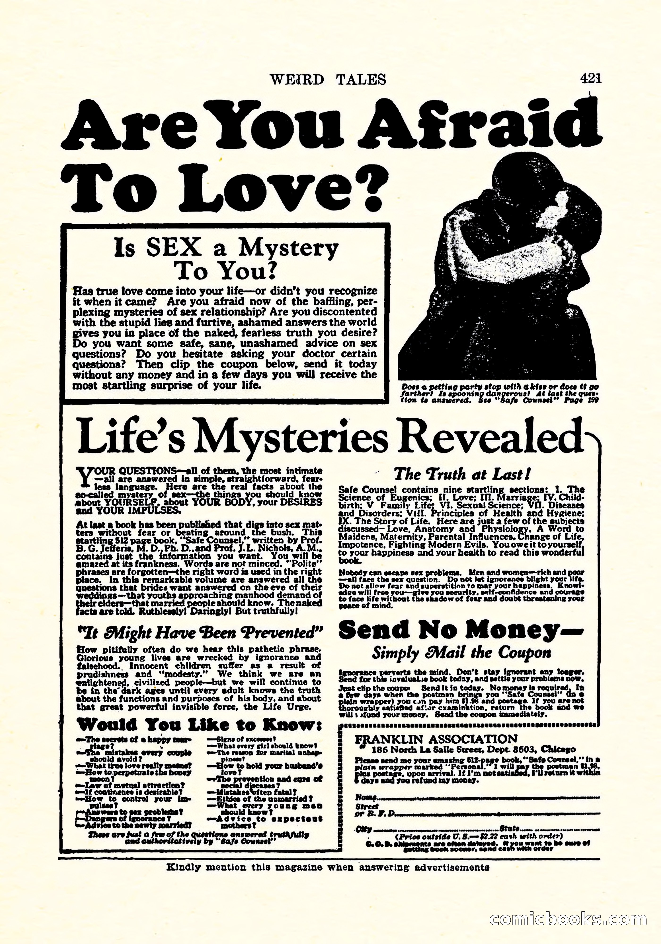 Weird Tales, Vol. 6, No. 3 — page 134 of 146