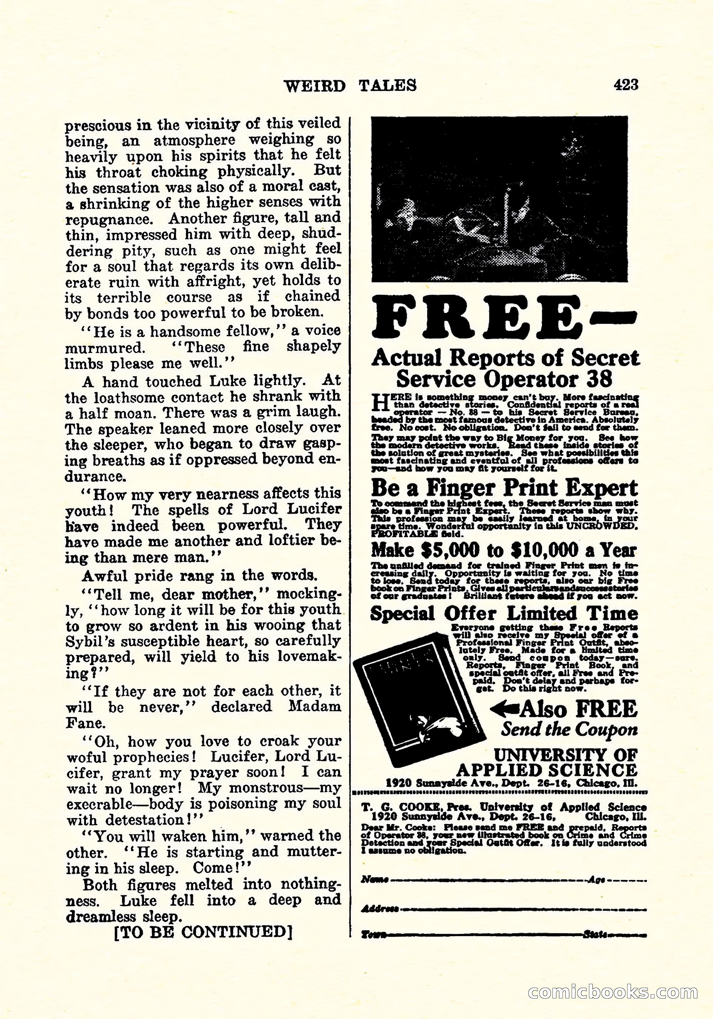 Weird Tales, Vol. 6, No. 3 — page 136 of 146
