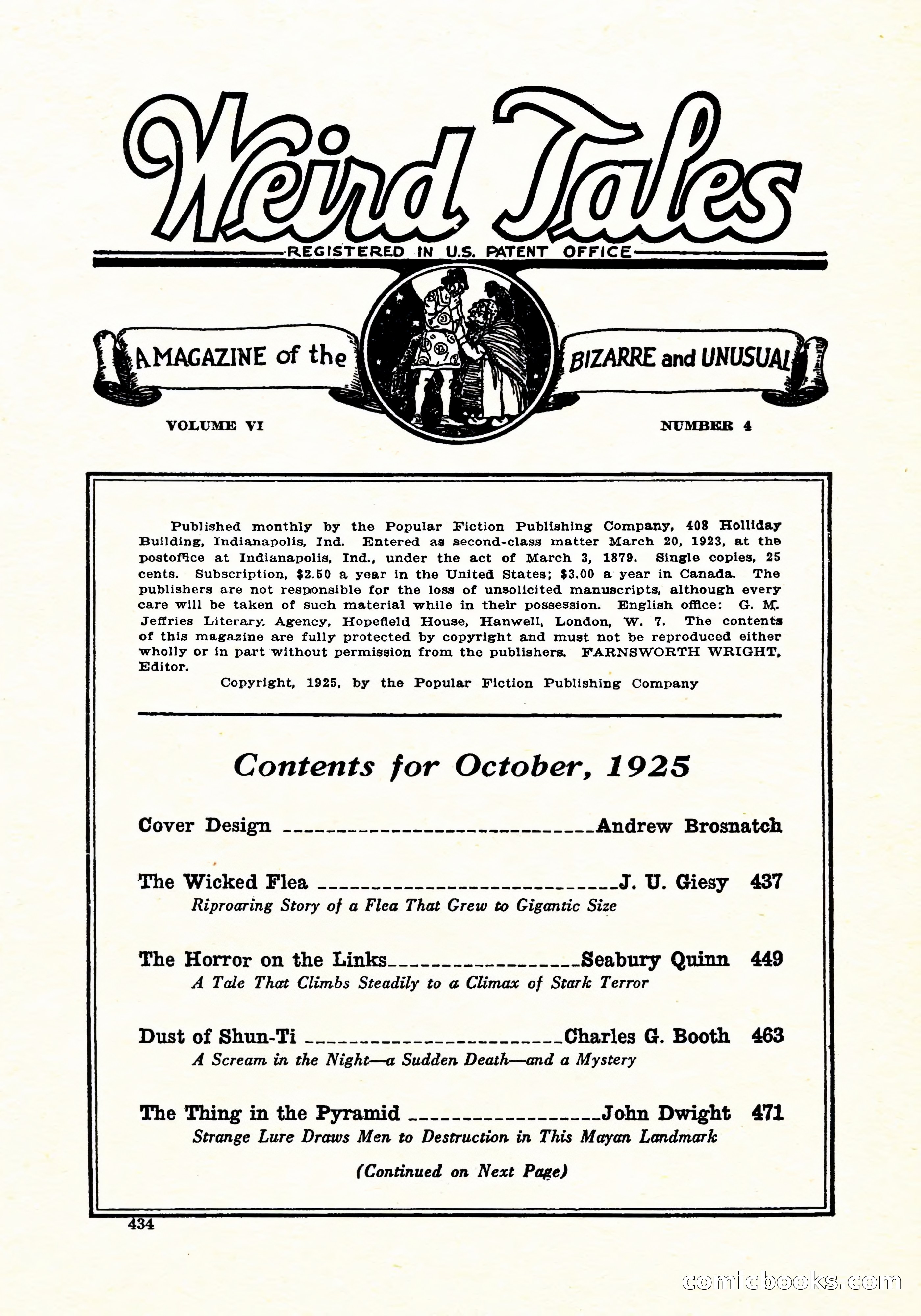 Weird Tales, Vol. 6 No. 4 — page 3 of 146