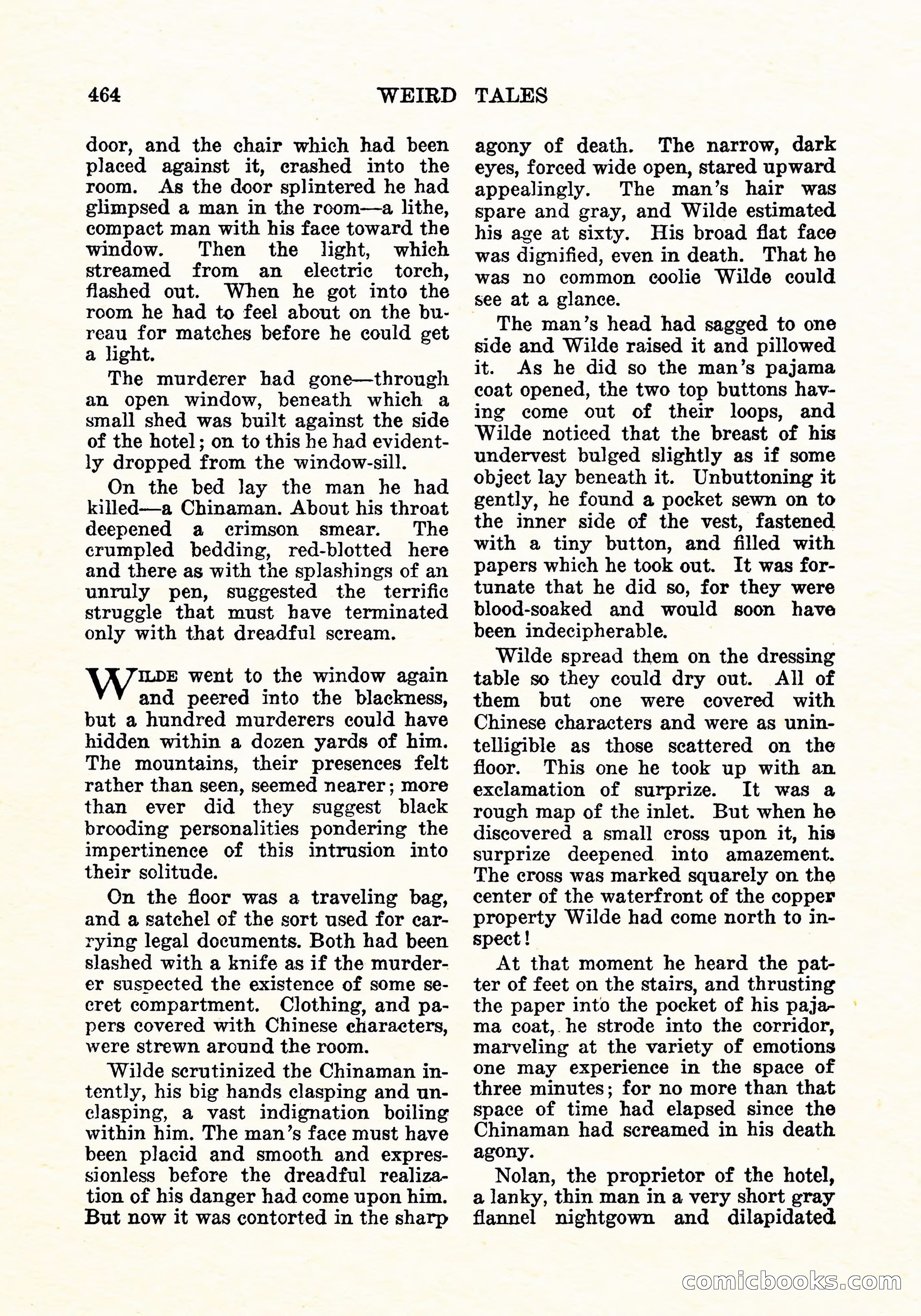 Weird Tales, Vol. 6 No. 4 — page 33 of 146