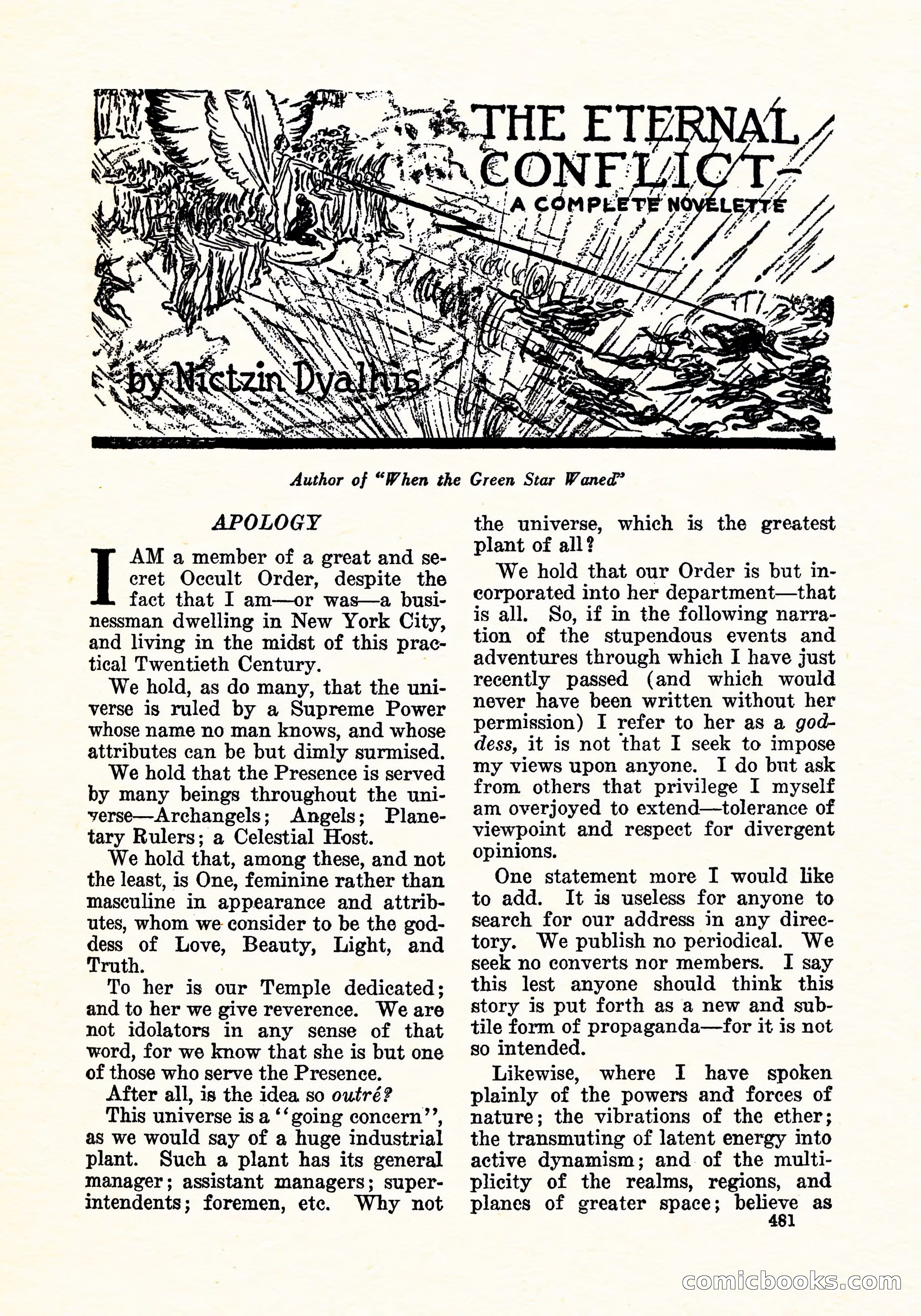 Weird Tales, Vol. 6 No. 4 — page 50 of 146