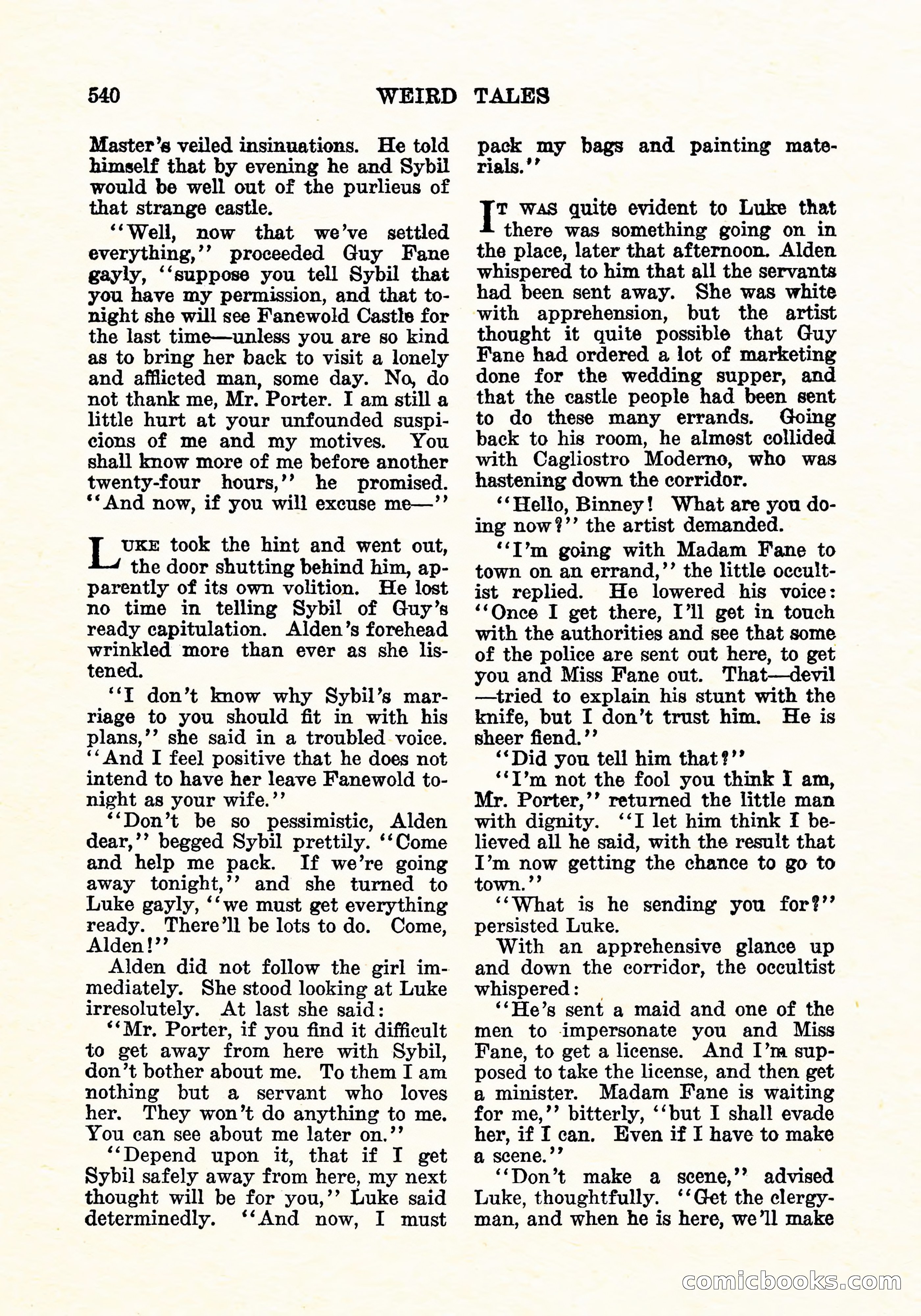 Weird Tales, Vol. 6 No. 4 — page 109 of 146