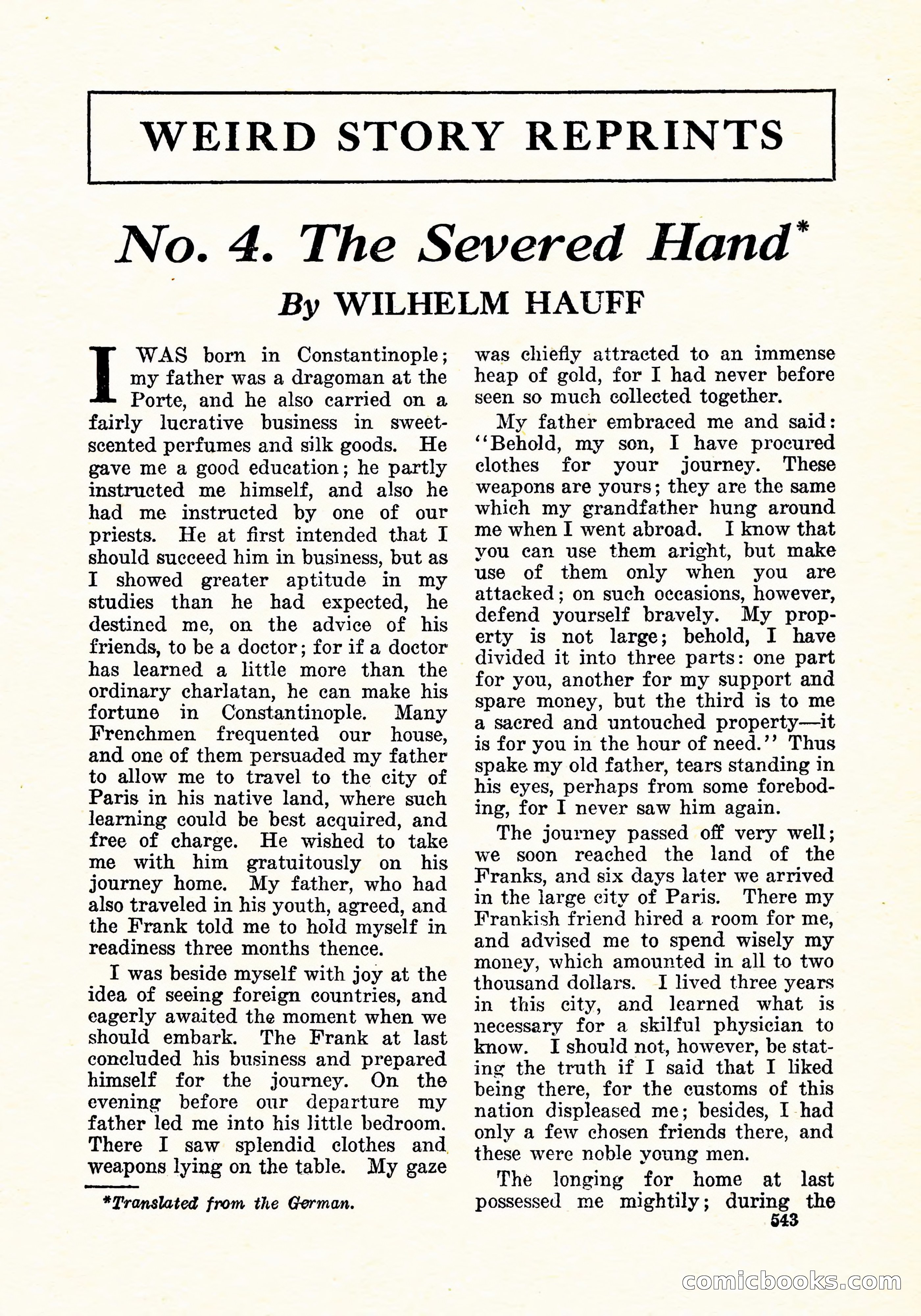 Weird Tales, Vol. 6 No. 4 — page 112 of 146