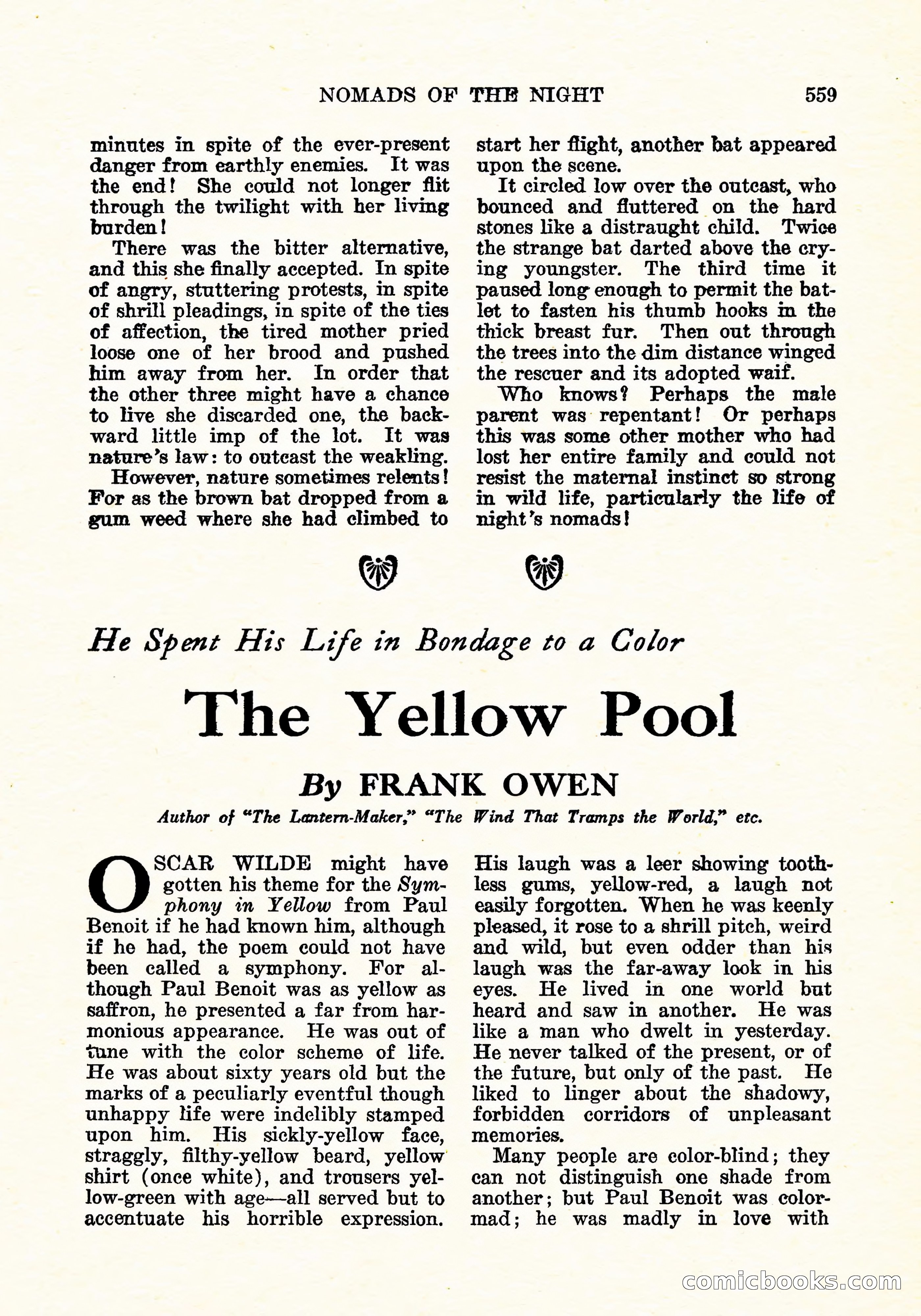 Weird Tales, Vol. 6 No. 4 — page 128 of 146