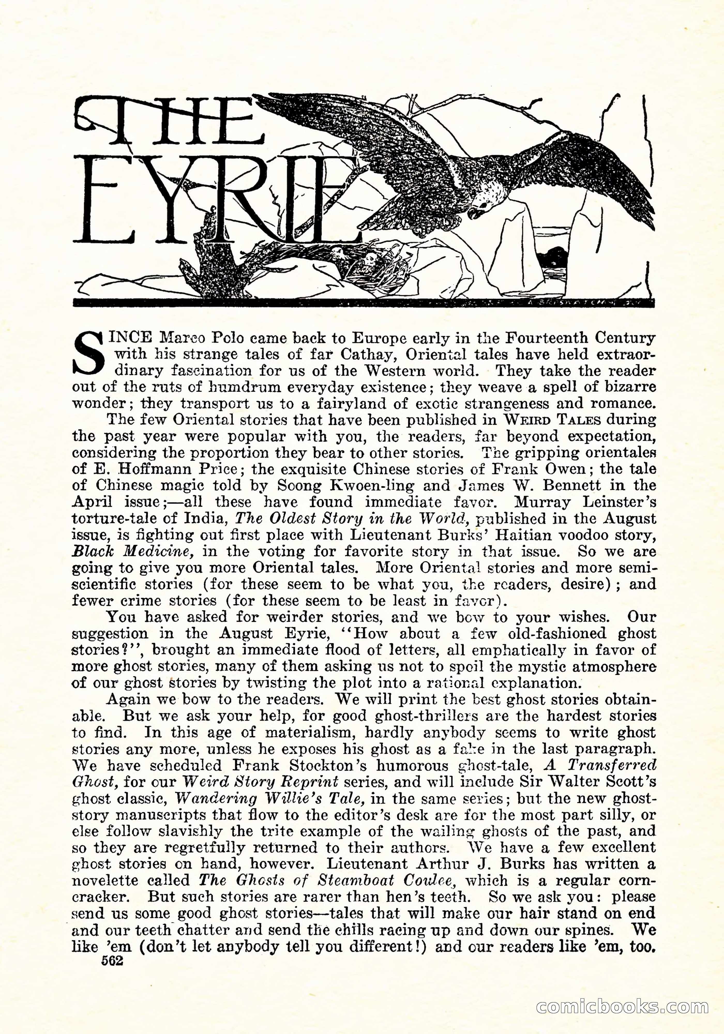Weird Tales, Vol. 6 No. 4 — page 131 of 146