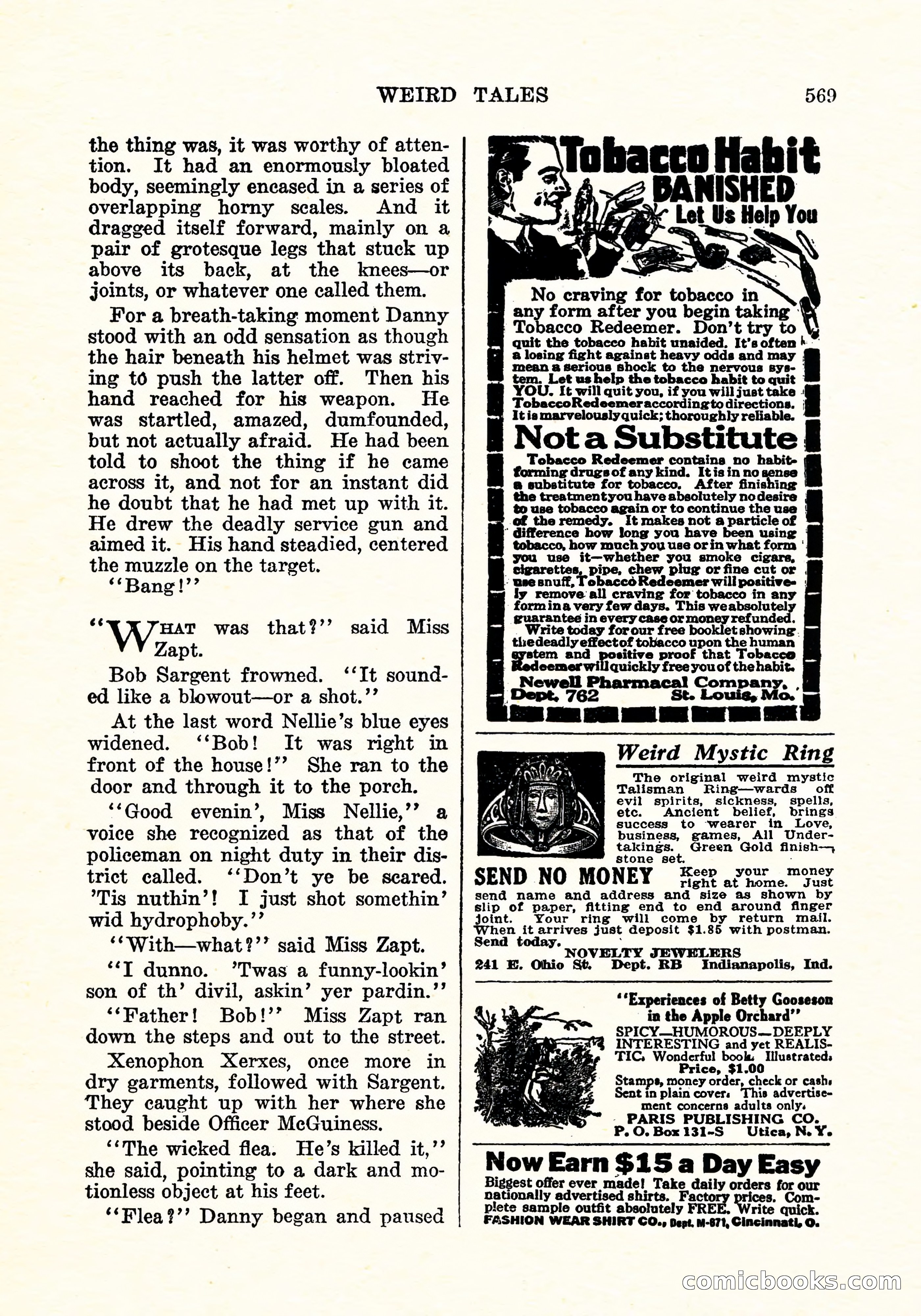 Weird Tales, Vol. 6 No. 4 — page 138 of 146
