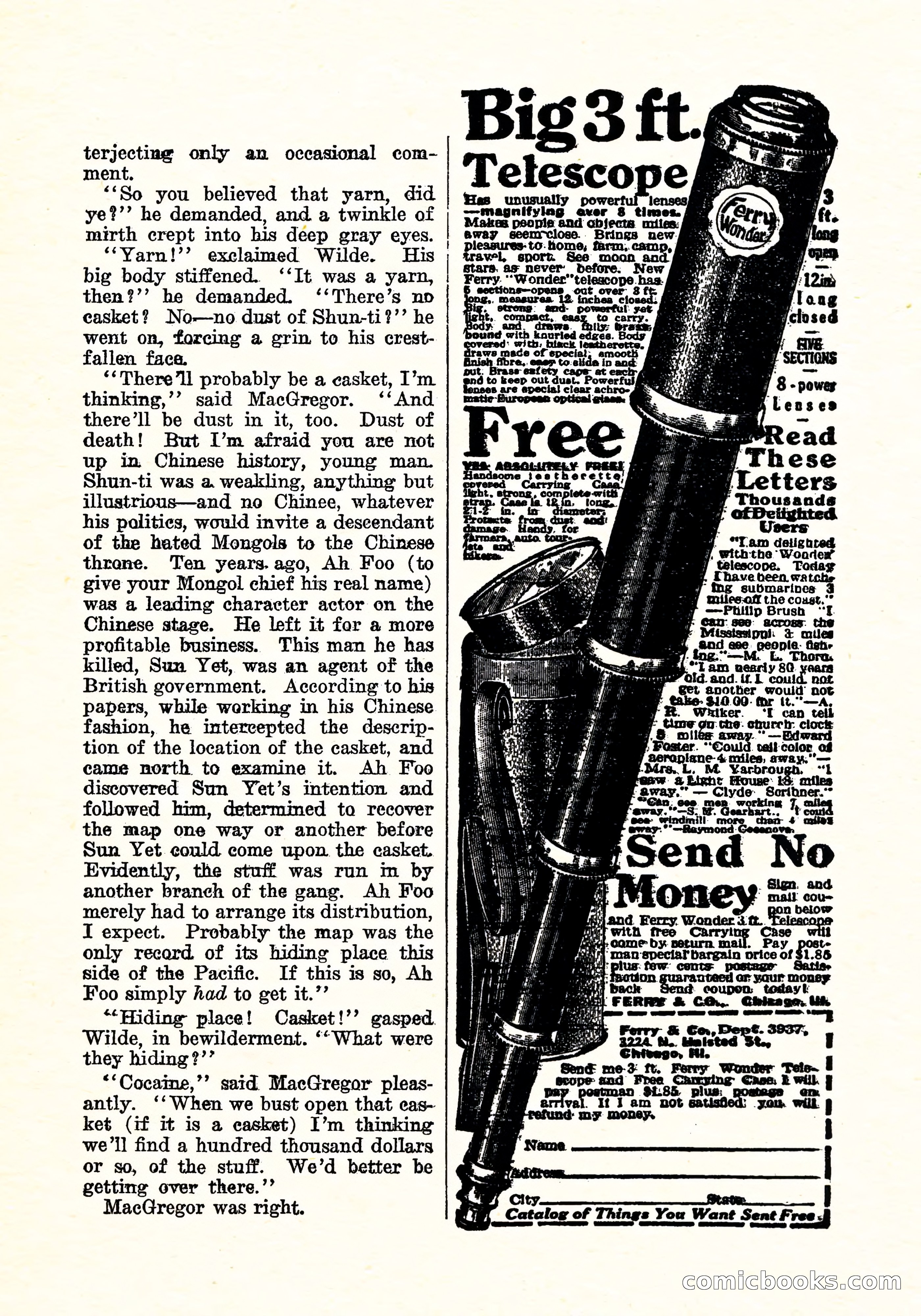 Weird Tales, Vol. 6 No. 4 — page 142 of 146