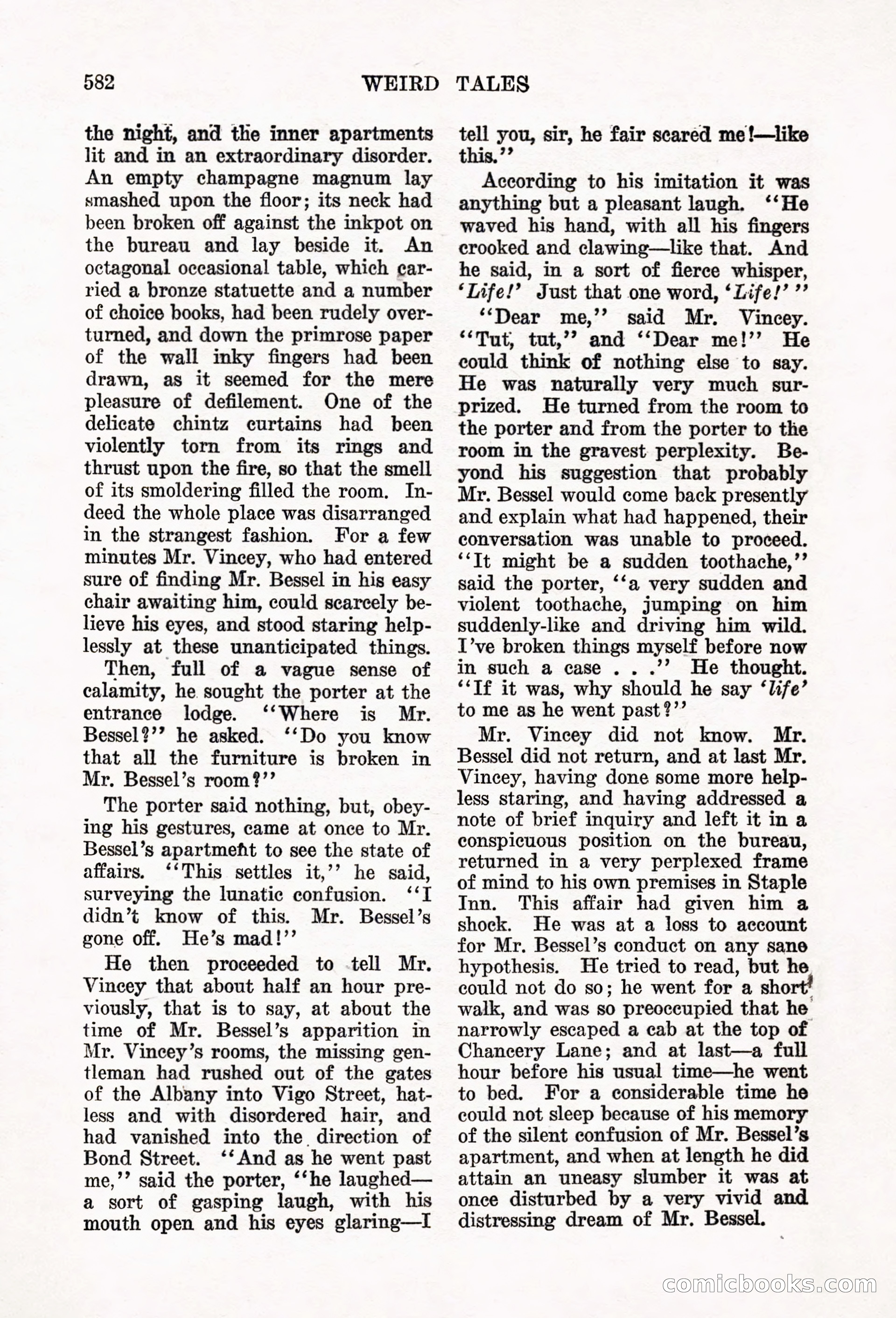Weird Tales, Vol. 6, No. 5 — page 8 of 148