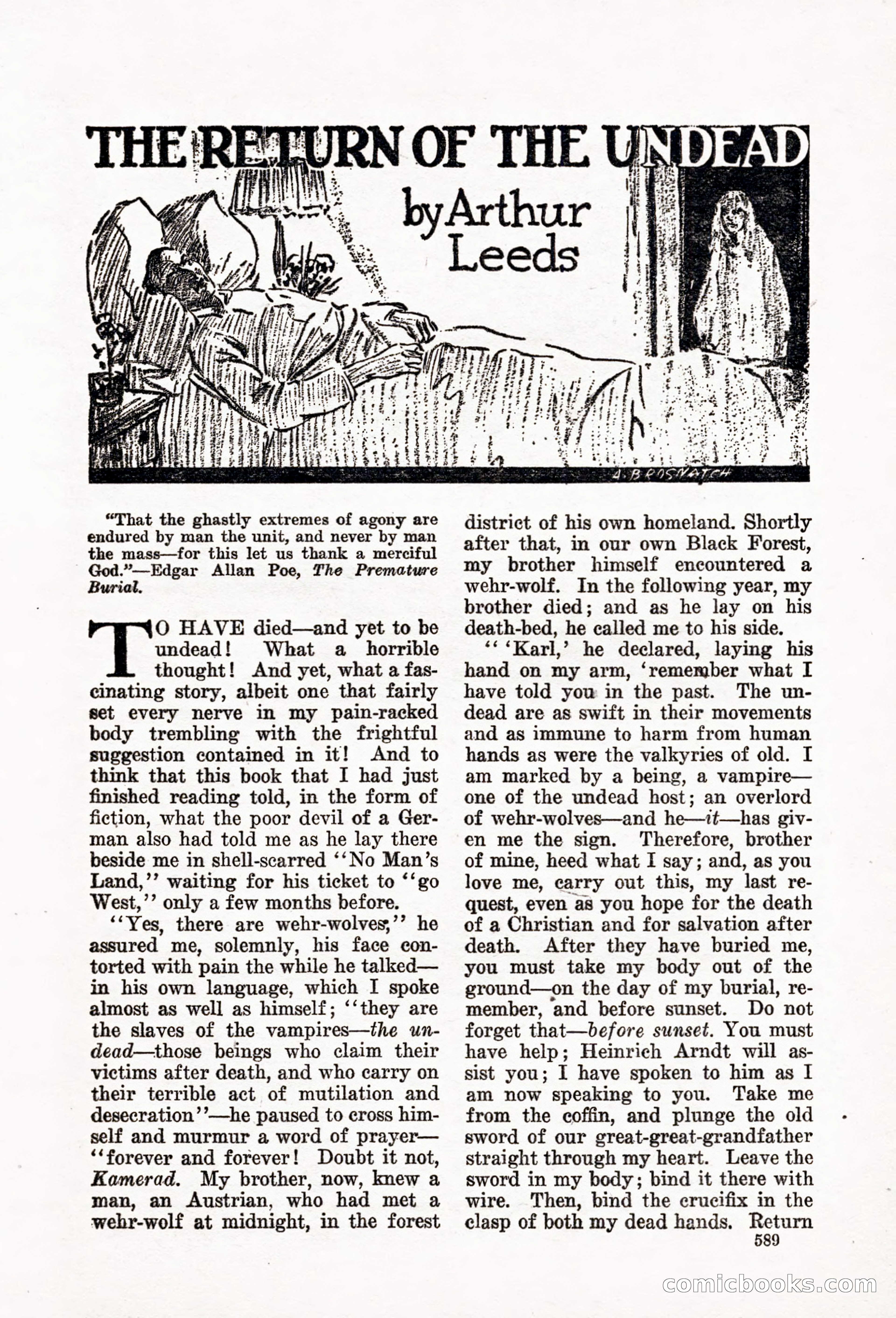 Weird Tales, Vol. 6, No. 5 — page 15 of 148
