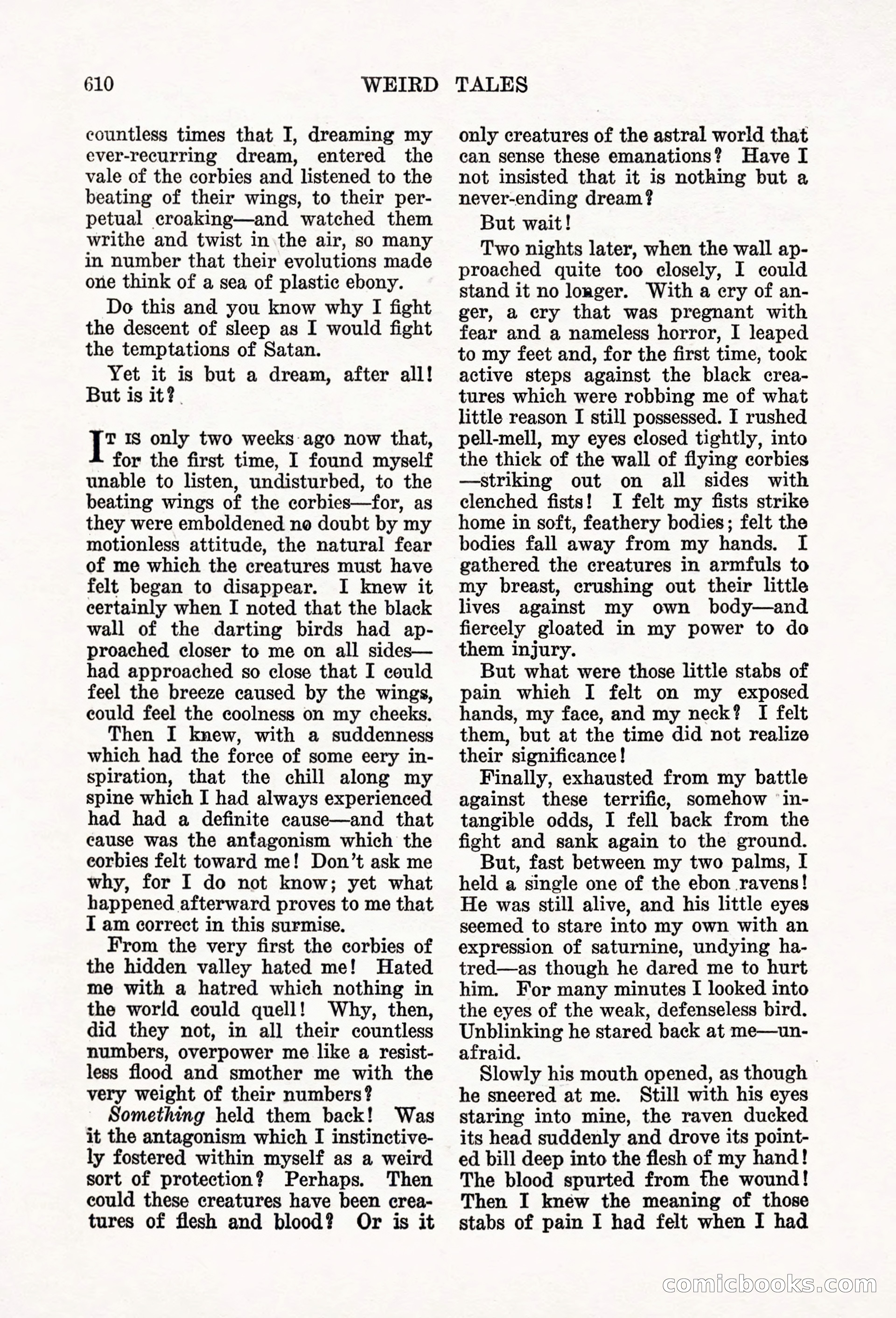 Weird Tales, Vol. 6, No. 5 — page 36 of 148