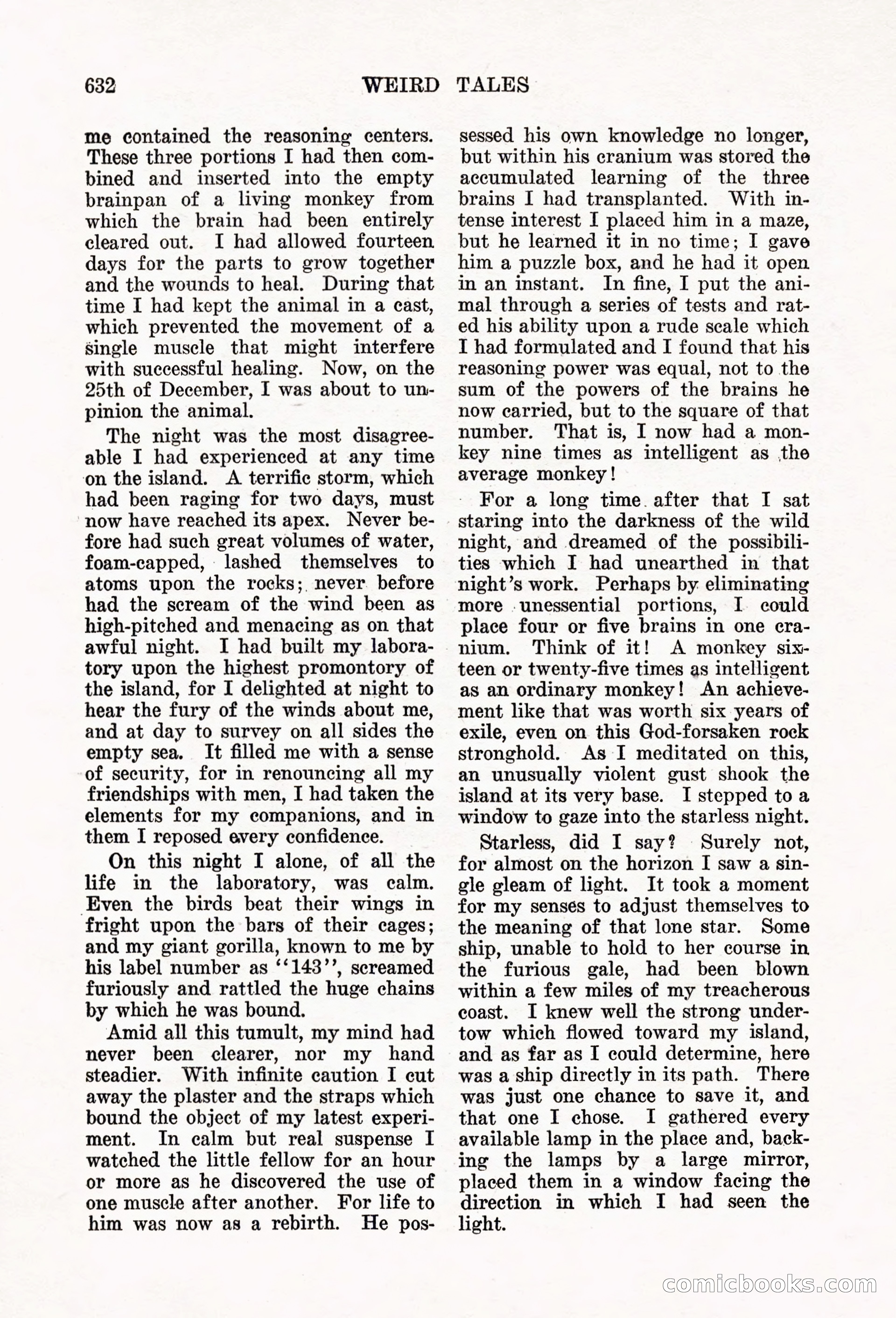 Weird Tales, Vol. 6, No. 5 — page 58 of 148