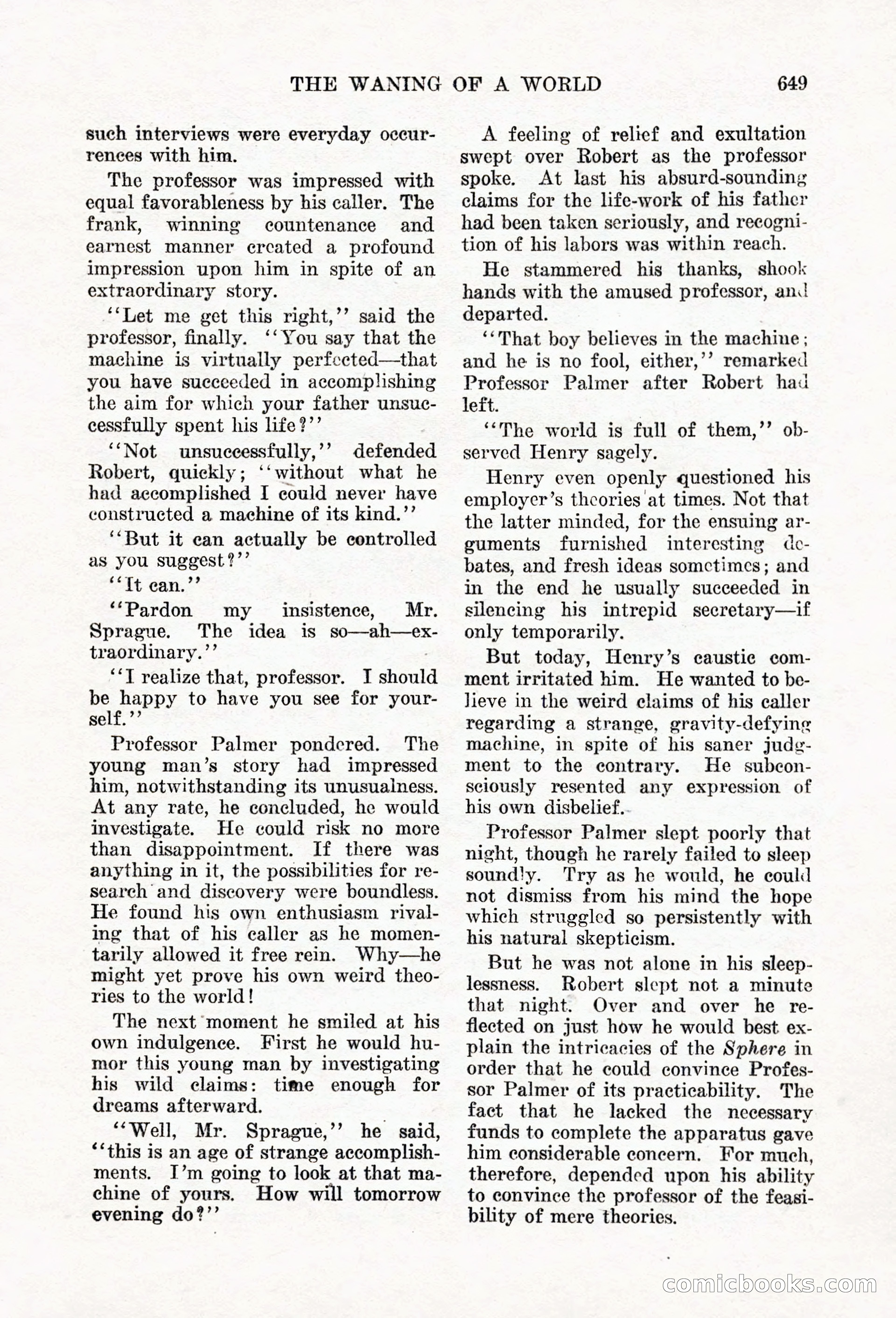 Weird Tales, Vol. 6, No. 5 — page 75 of 148