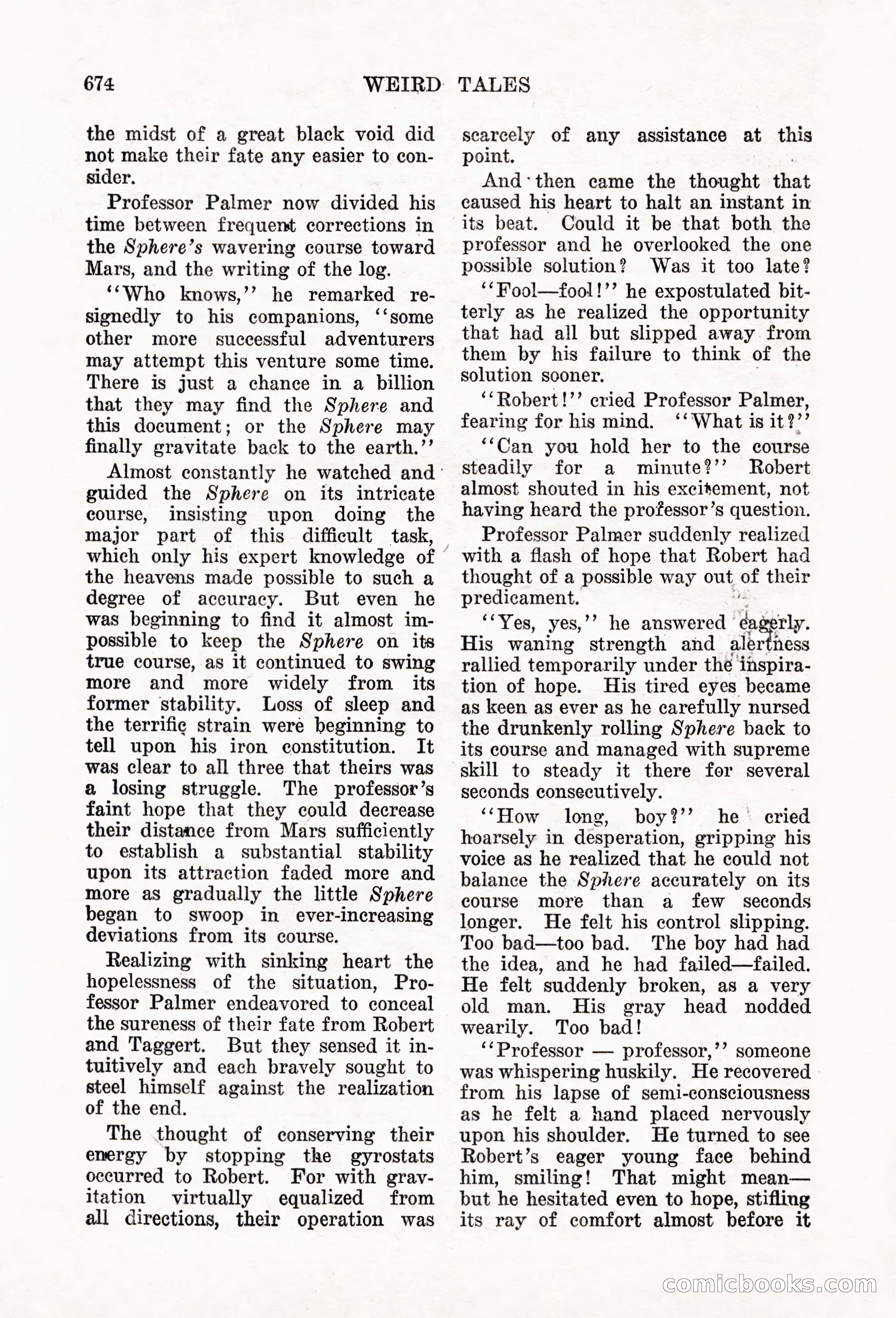 Weird Tales, Vol. 6, No. 5 — page 100 of 148