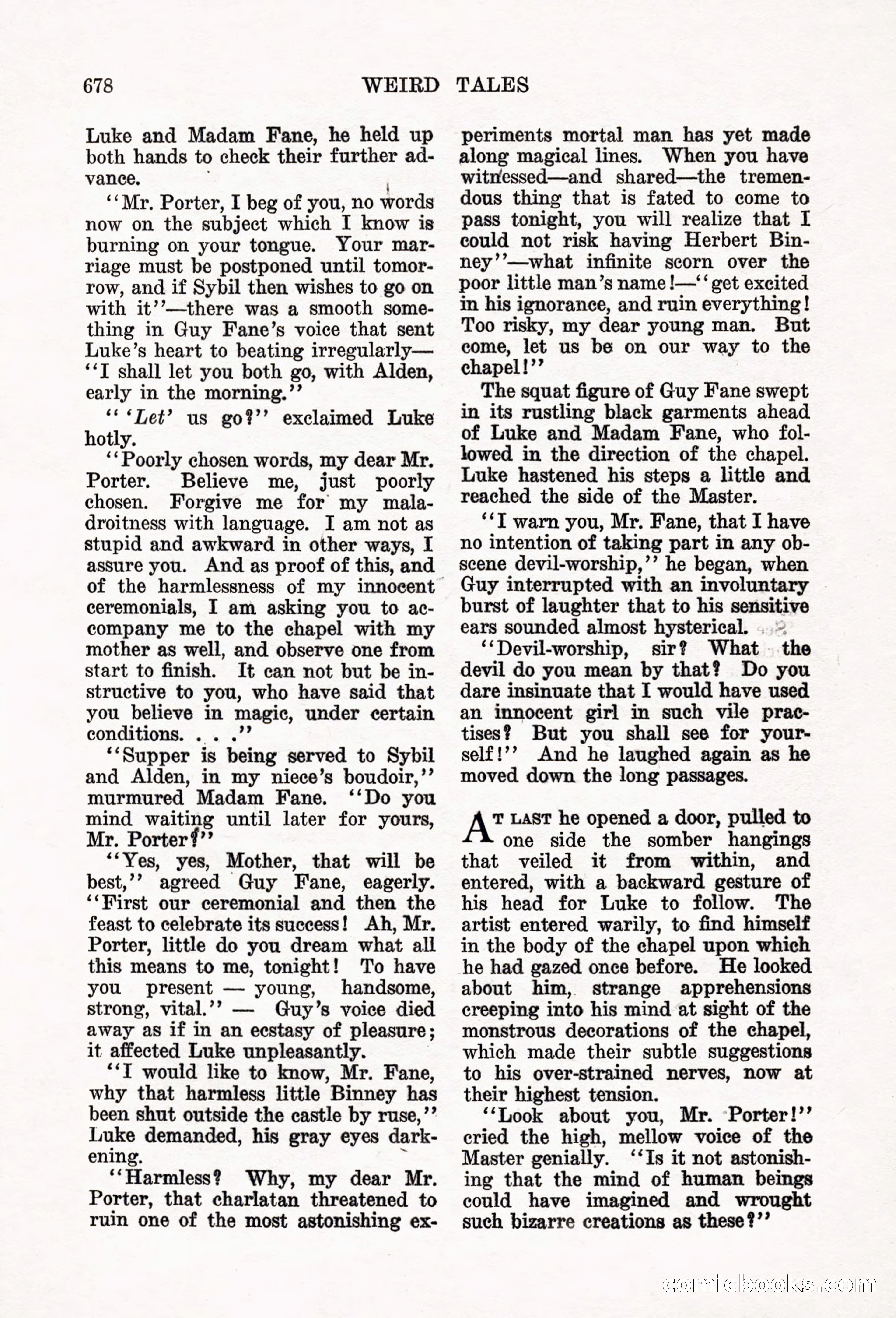 Weird Tales, Vol. 6, No. 5 — page 104 of 148