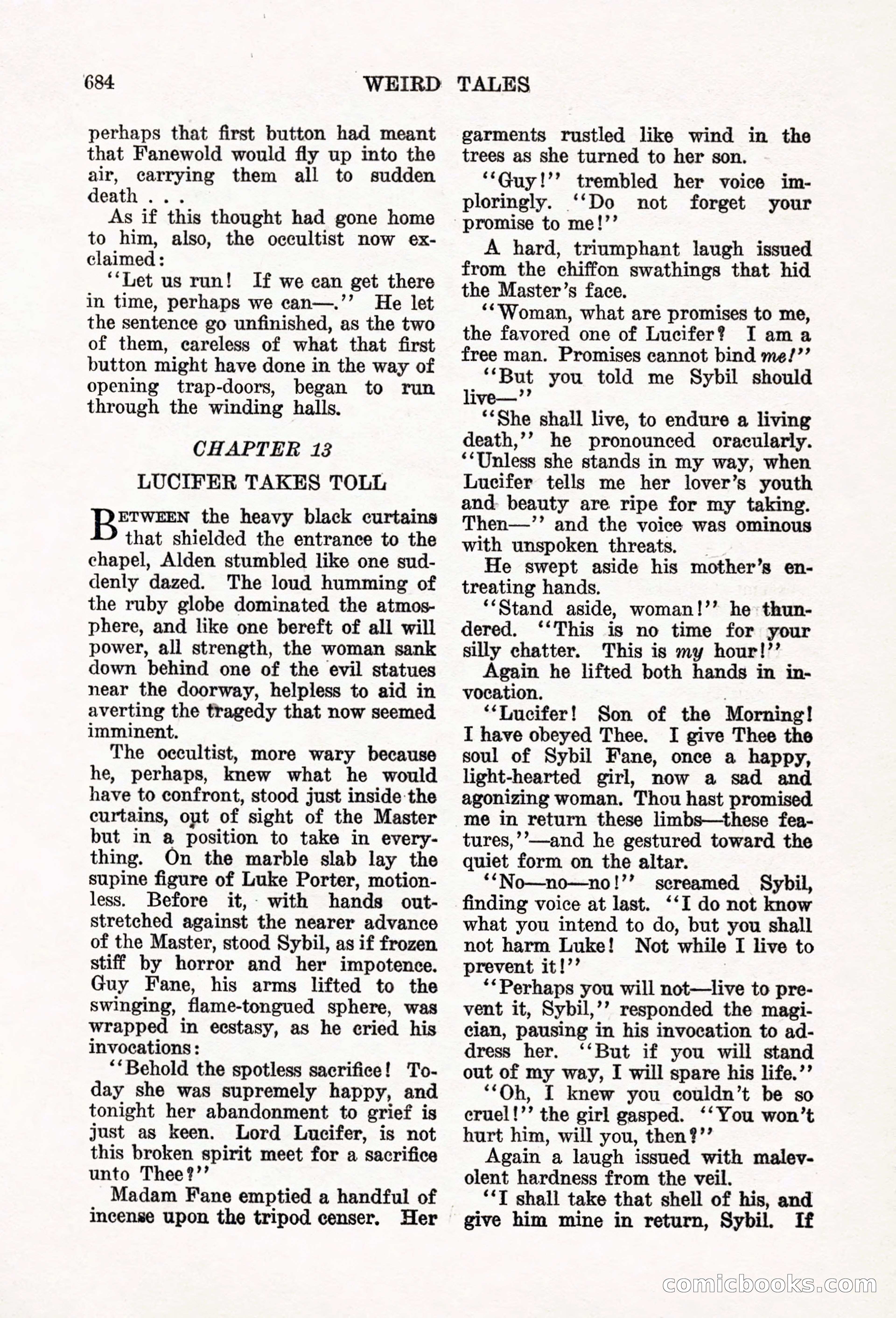 Weird Tales, Vol. 6, No. 5 — page 110 of 148