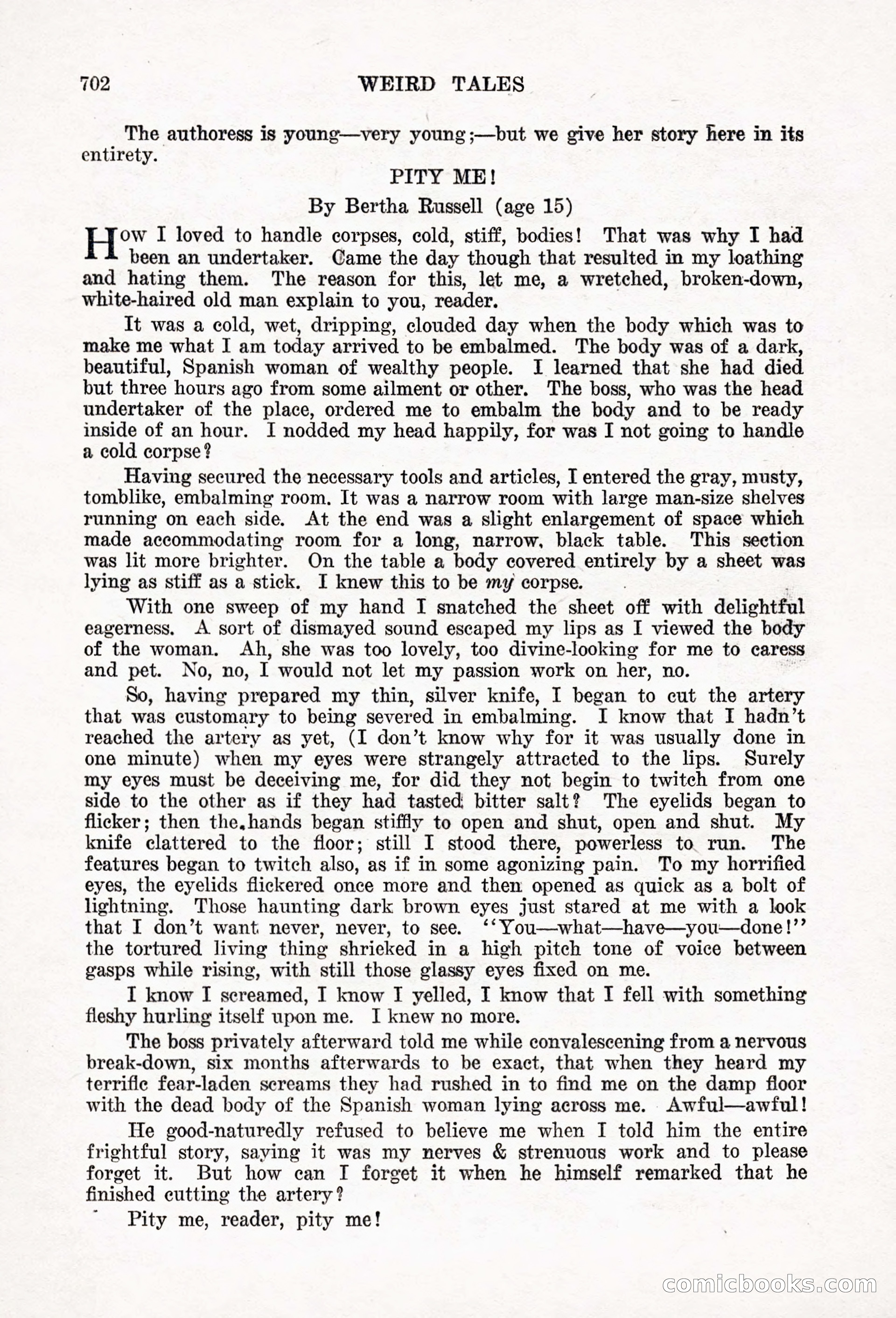 Weird Tales, Vol. 6, No. 5 — page 128 of 148
