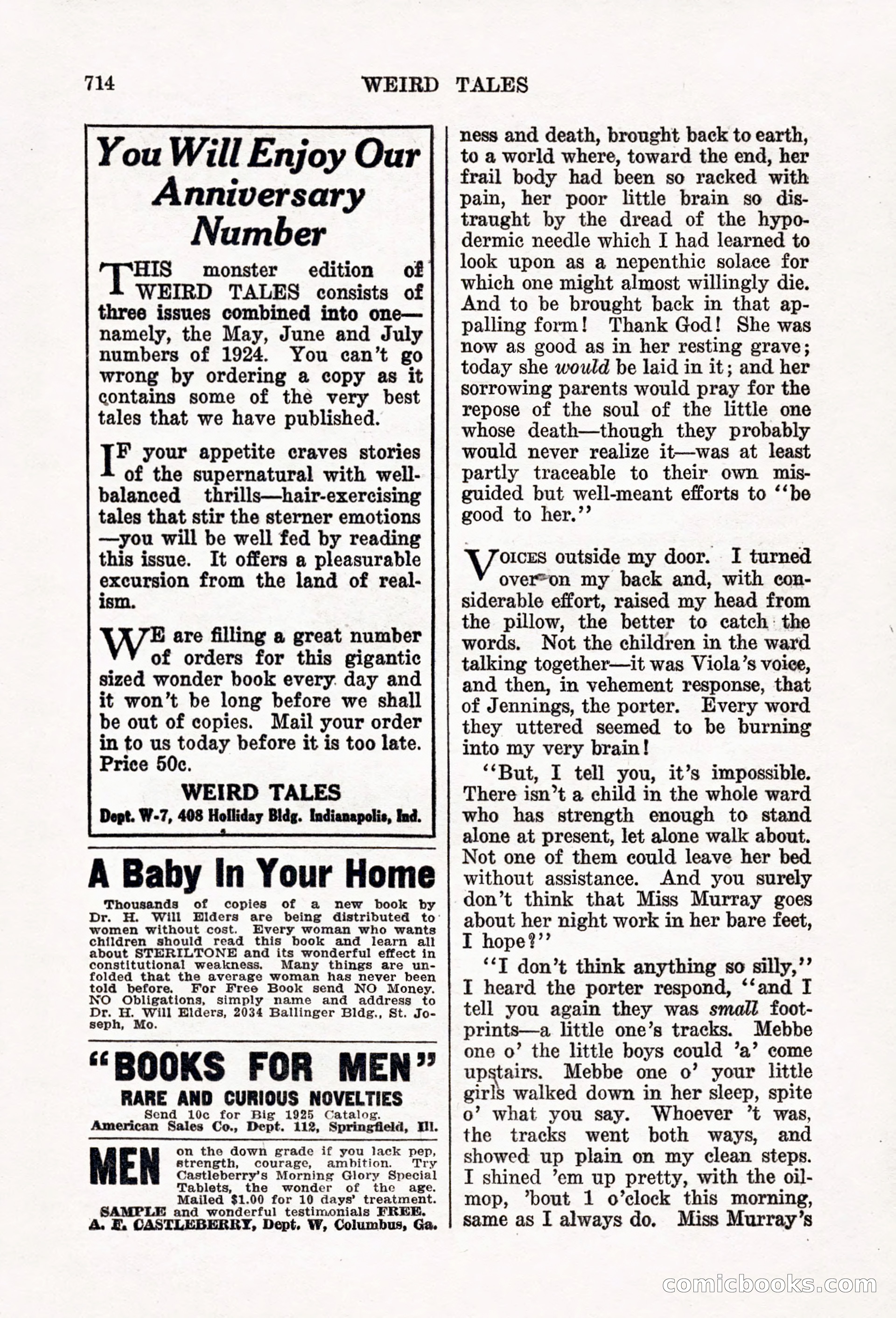 Weird Tales, Vol. 6, No. 5 — page 140 of 148