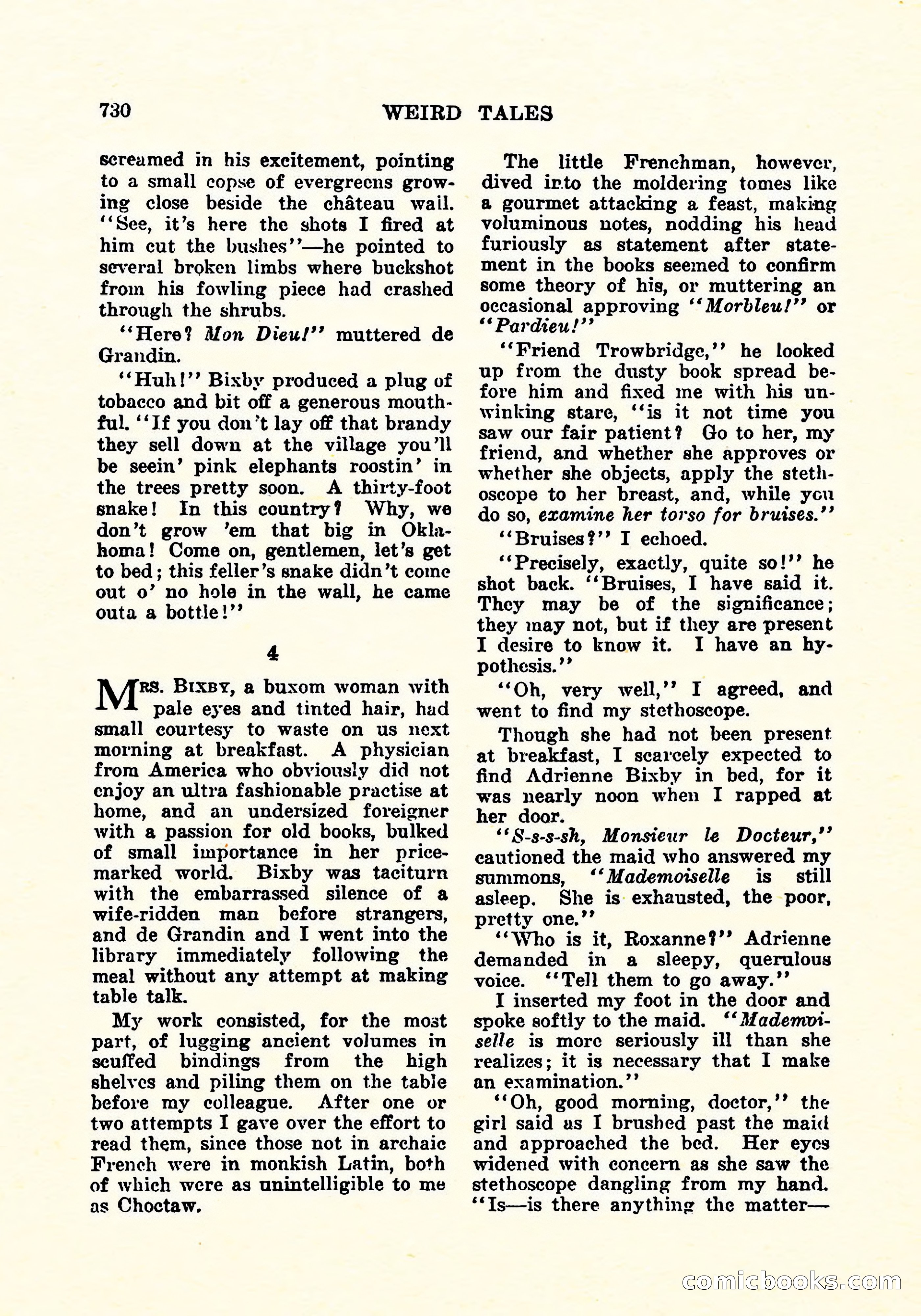 Weird Tales, December 1925 — page 11 of 146